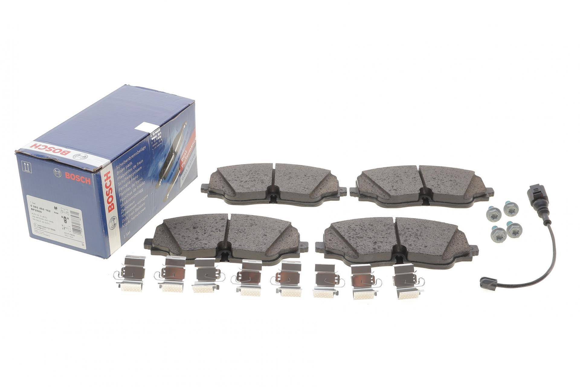 Колодки гальмівні (передні) Audi A3 20-/VW Golf VIII 19-/Tiguan/Arteon 20- (+датчик)