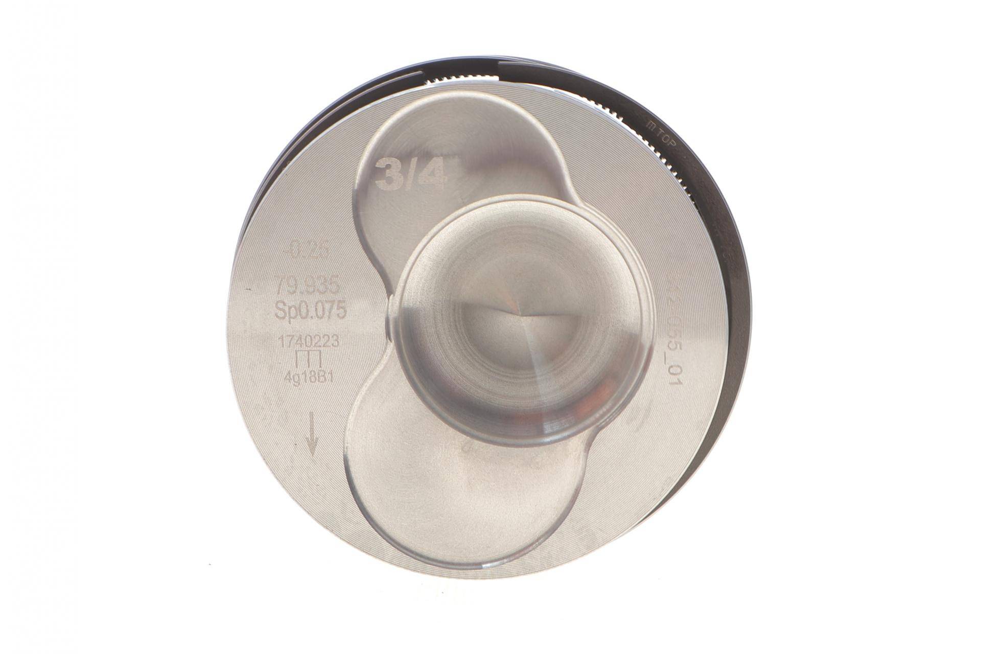 Поршень VW Caddy II 1.9 TDI 95-04 (80.01mm/+0.50) (3-4 циліндр)