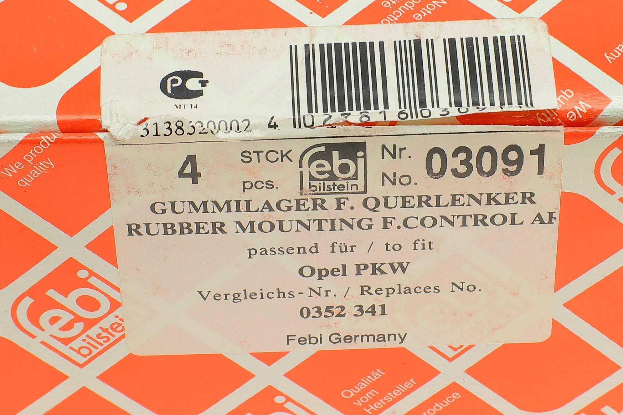 Сайлентблок важеля (переднього/ззаду) Opel Omega A 86-94