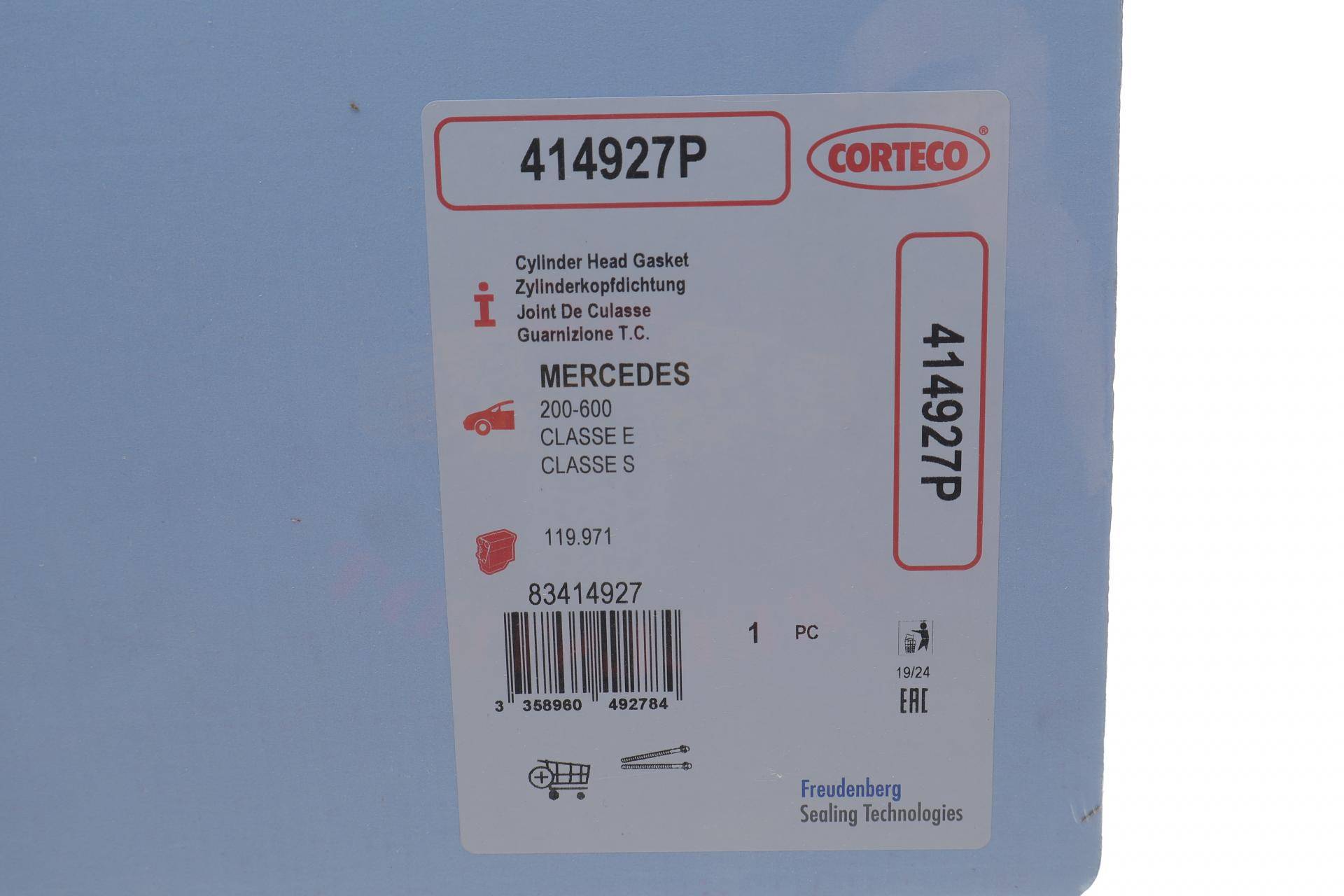 Прокладка ГБЦ MB E-class (W124/W210)/S-class (W140) 4.2 (M119) 91-98 (L) (1.75mm)