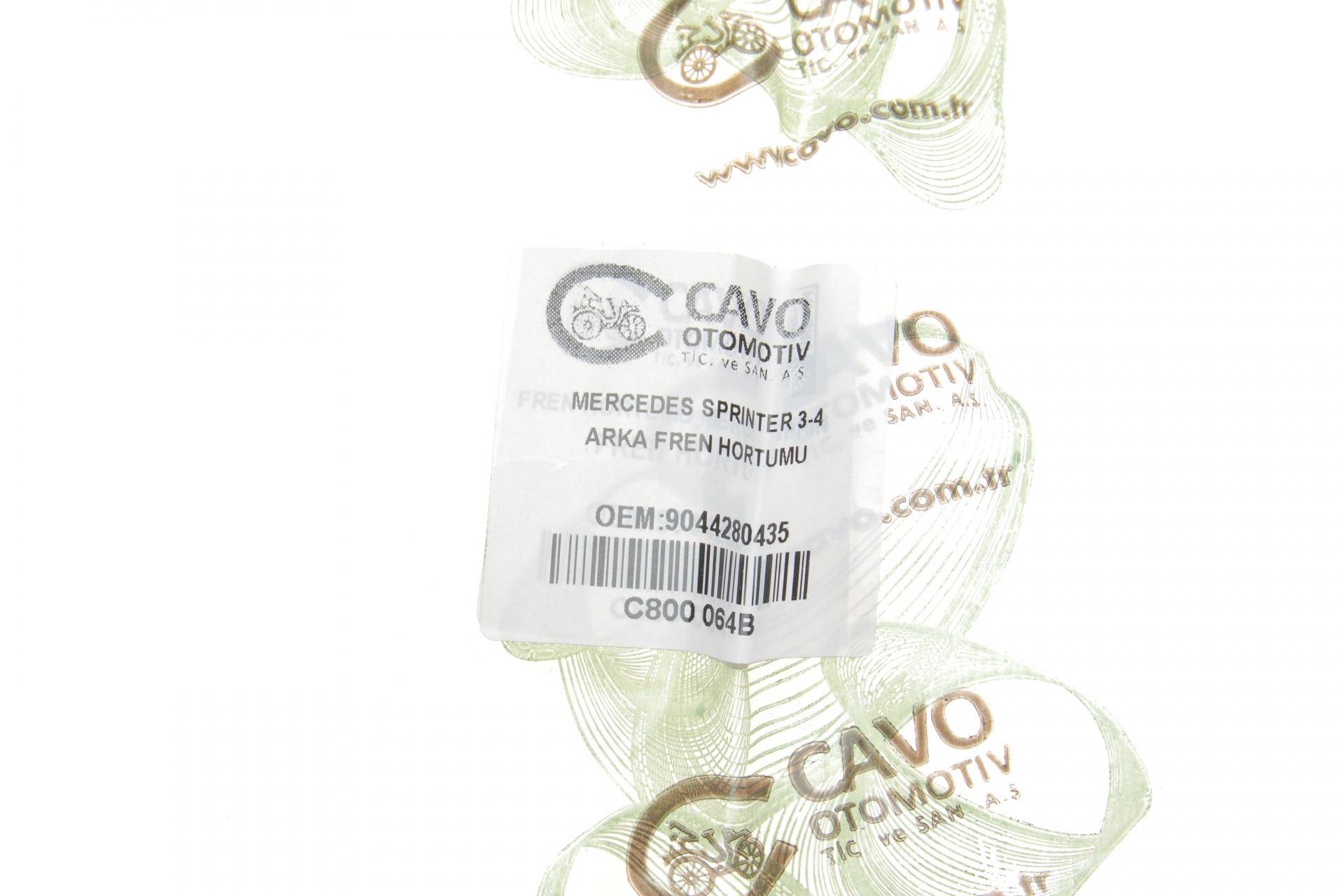 Шланг гальмівний (задній) MB Sprinter 408-416 (M10x1)