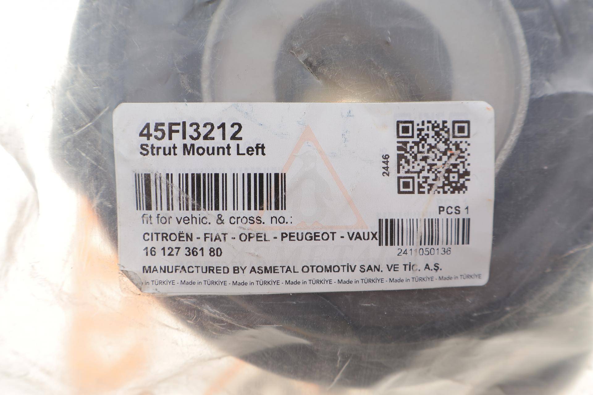 Подушка амортизатора (переднього) + підшипник (L) Fiat Ducato 06-/Opel Movano 21-