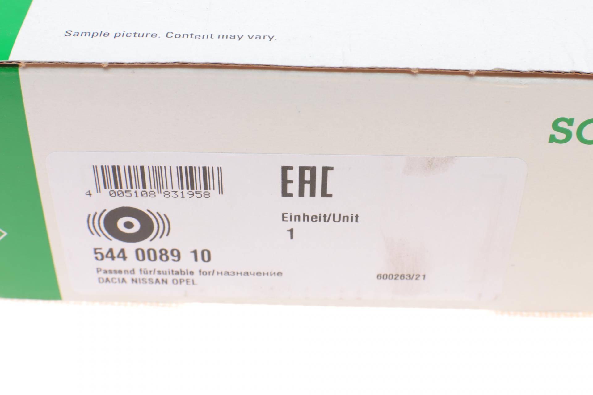 Шків колінвалу Renault Trafic/Opel Vivaro 1.9 dCi/DTI 01-, 60/74kw, F9Q 760/762 (-AC)