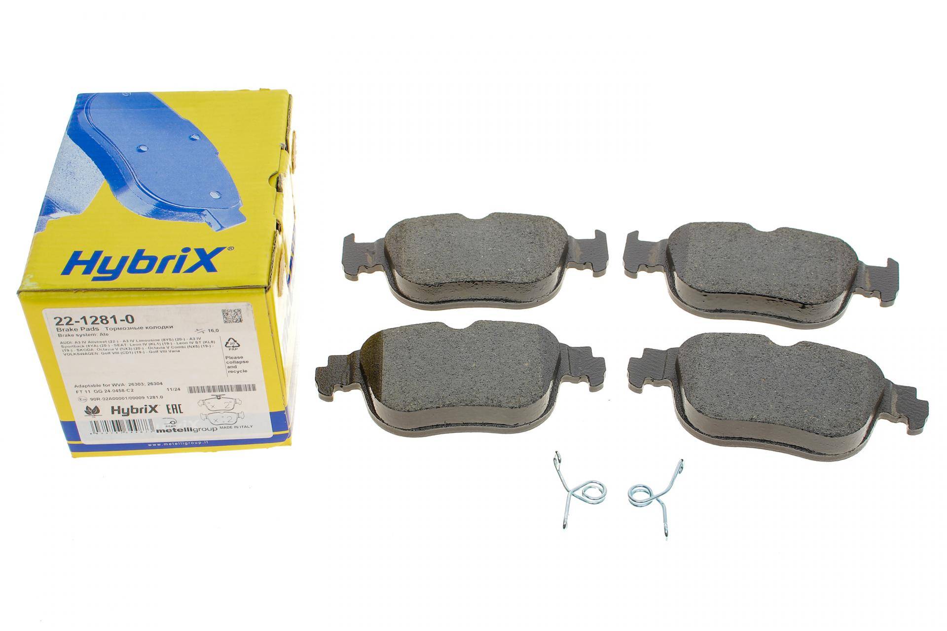 Колодки гальмівні (задні) Audi A3/Seat Leon/Skoda Octavia/VW Golf VIII 19-/Caddy 20-