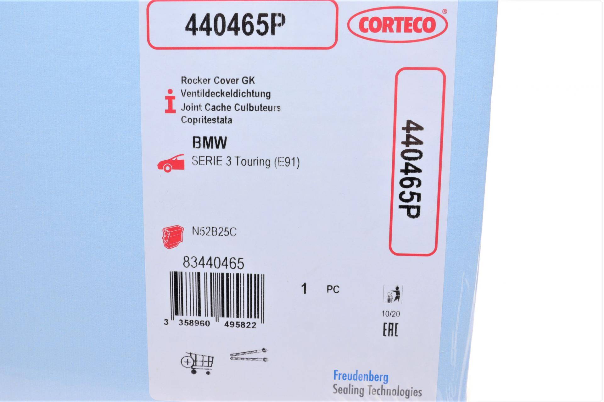 Прокладка кришки клапанів BMW 3/5/6/7/X3/X5 2.5/3.0i 05- (к-кт)