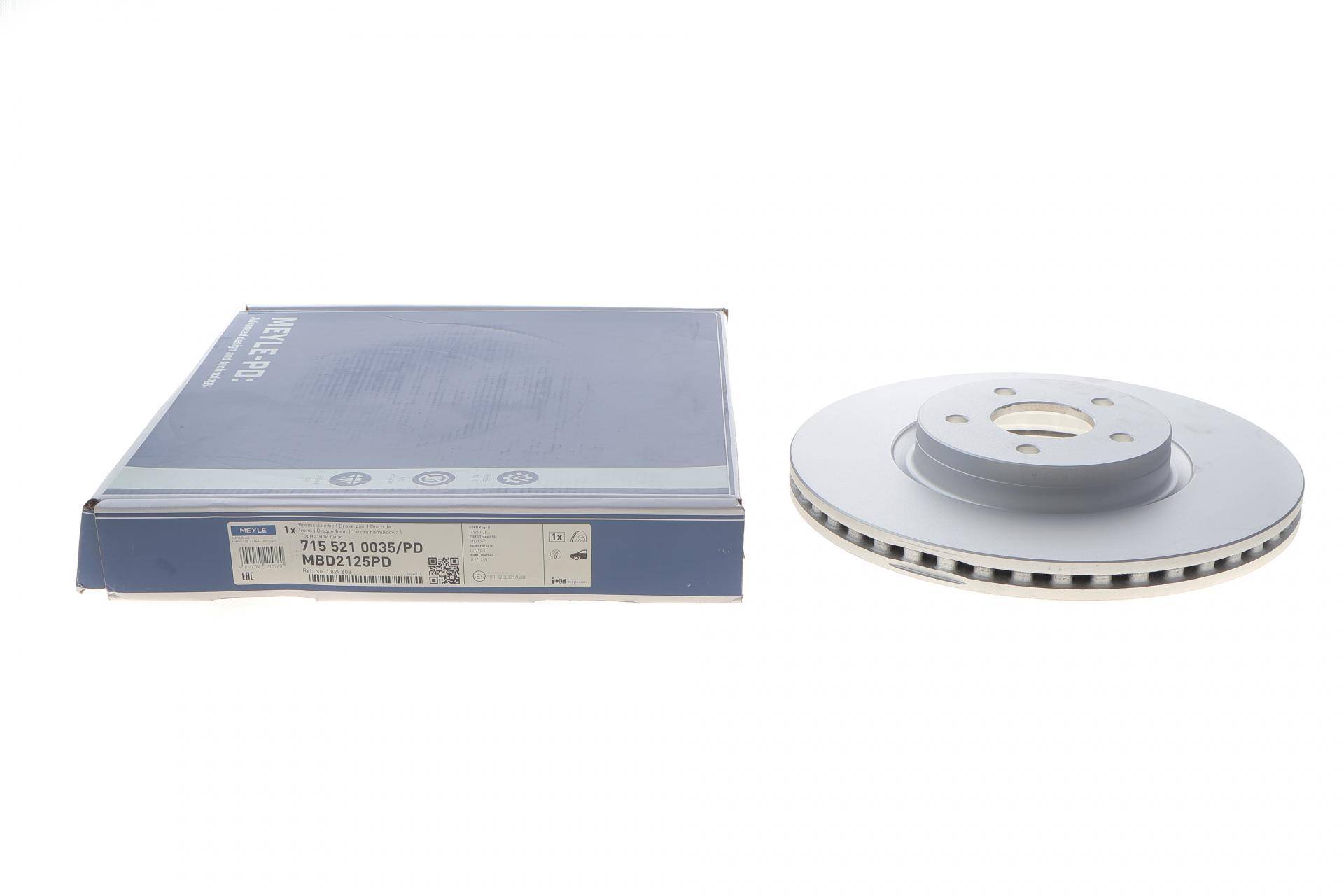 Диск гальмівний (передній) Ford Focus/ Kuga II 07-/Connect 13- (320x25) (з покриттям) (вентильований)