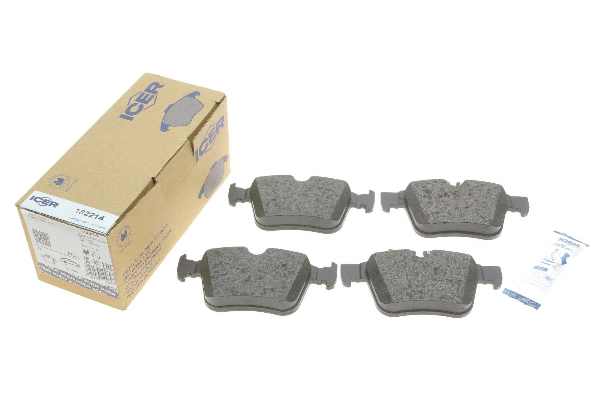 Колодки гальмівні (задні) MB C-class (W205/S205/C205/A205) 13-