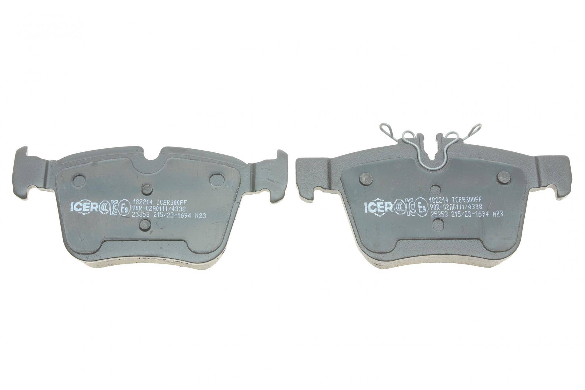 Колодки гальмівні (задні) MB C-class (W205/S205/C205/A205) 13-