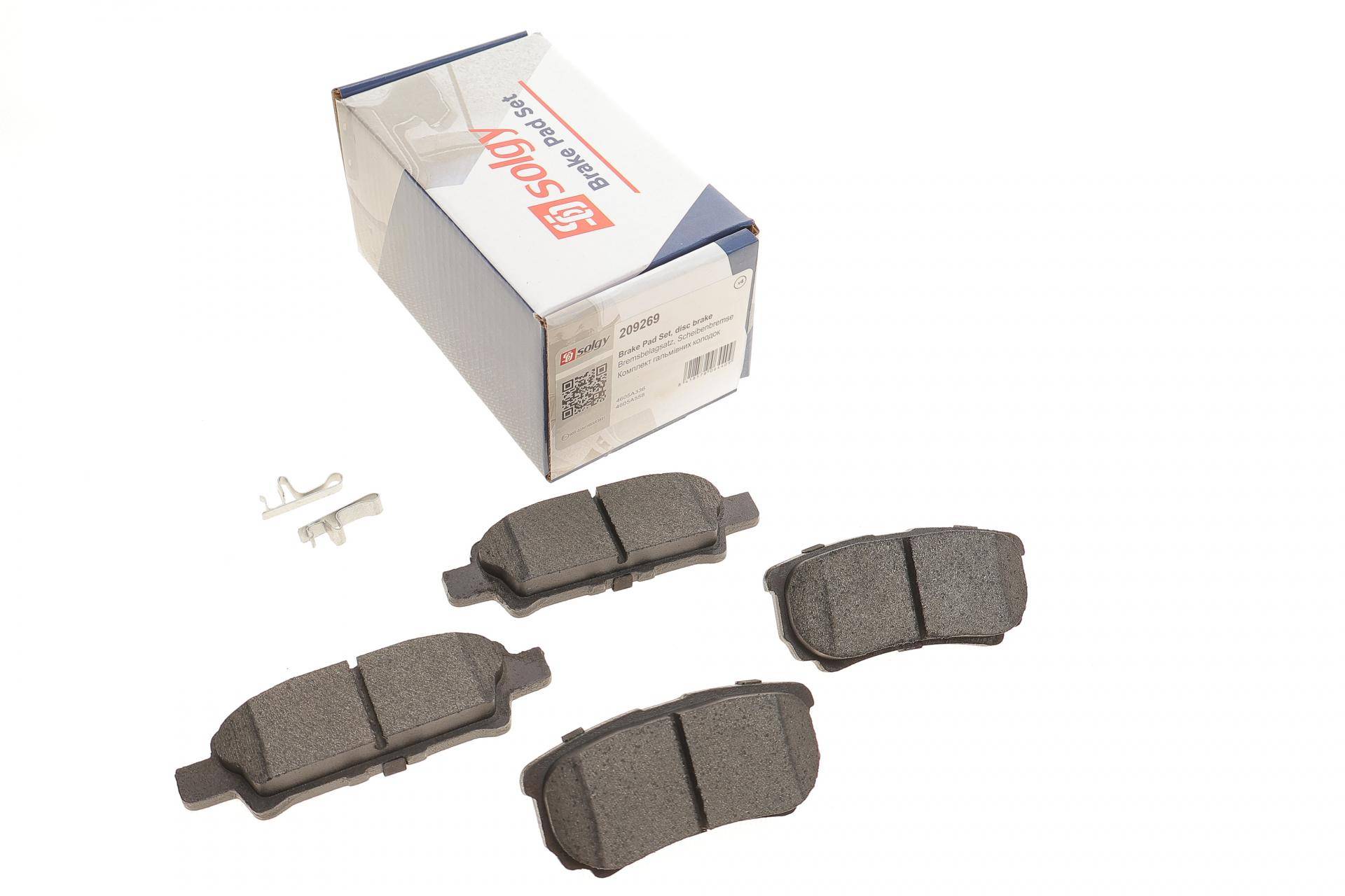 Колодки гальмівні (задні) Mitsubishi Outlander/Lancer 1.3-2.4 01-