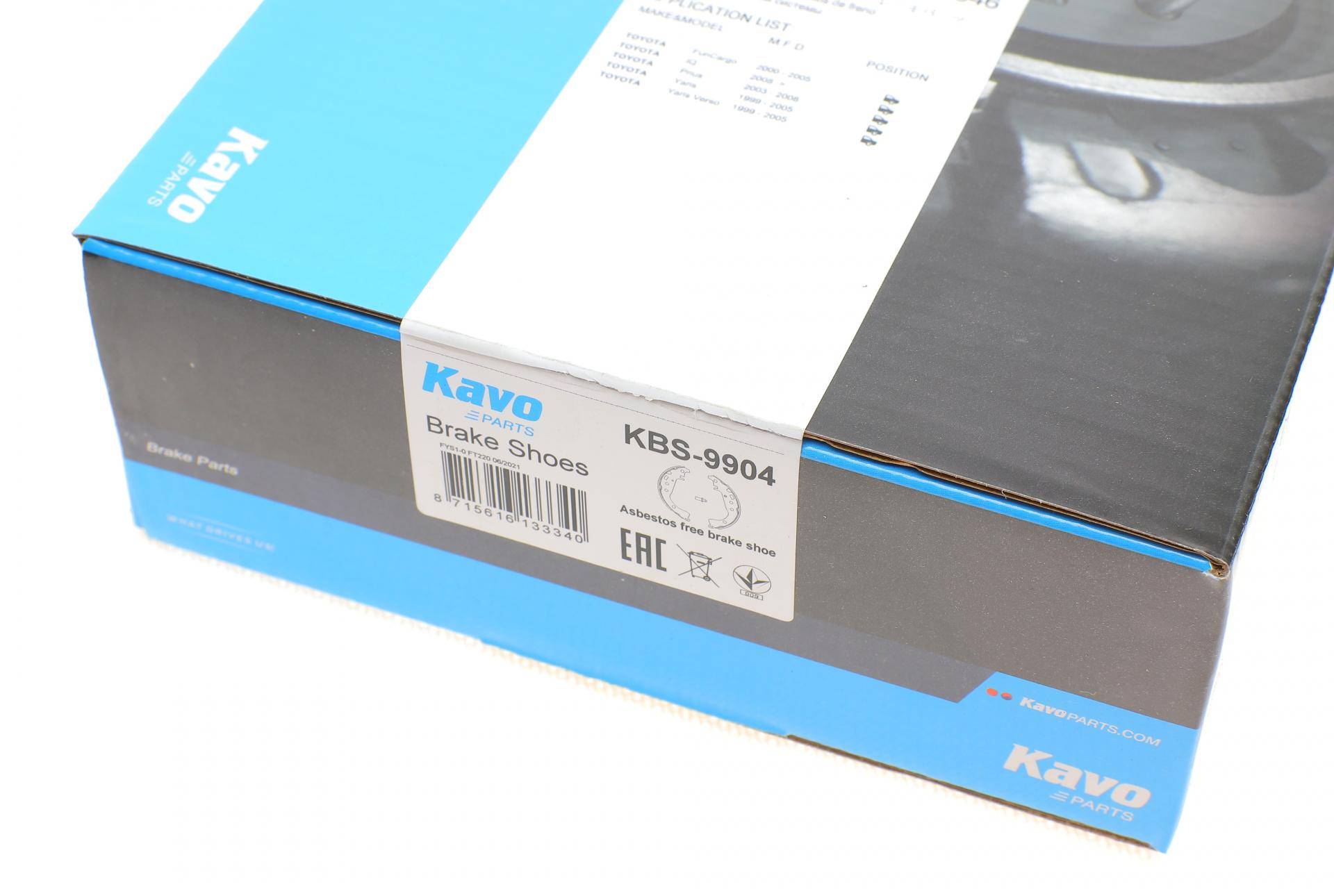 Колодки гальмівні (задні) Toyota Prius/Yaris 99- (барабанні) (200x32.5)