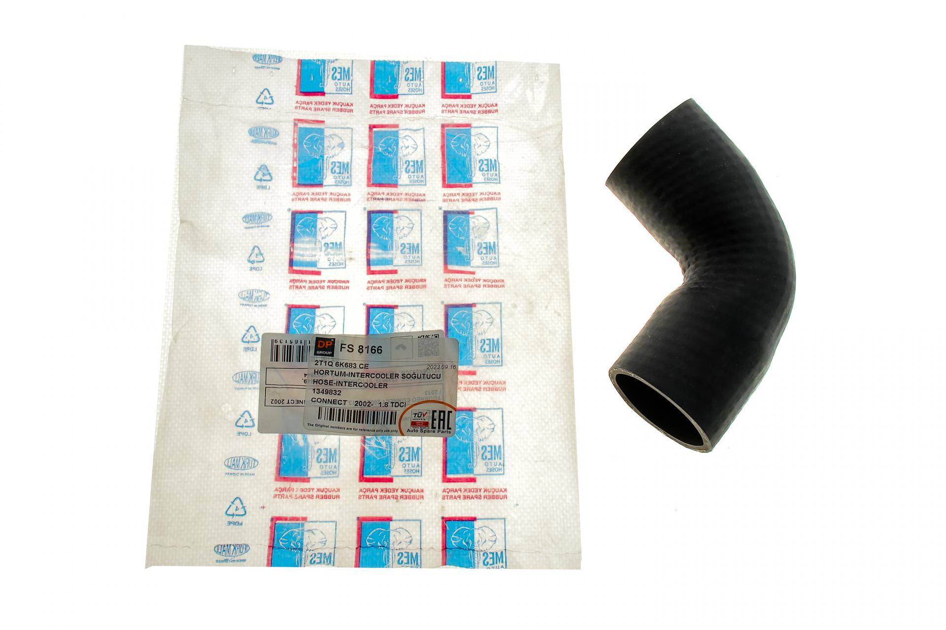 Патрубок інтеркулера Ford Connect 1.8 TDCi 02-06