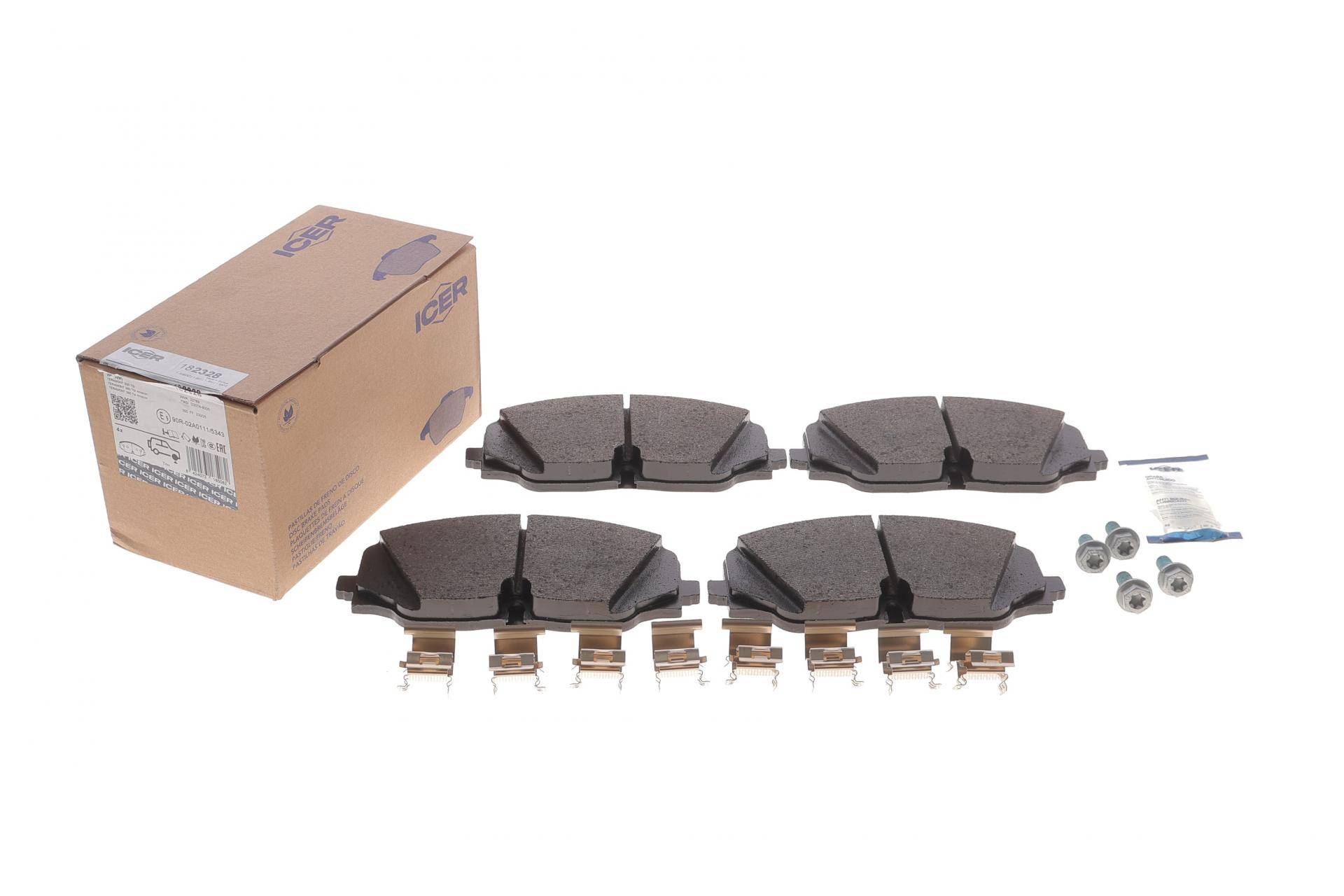 Колодки гальмівні (передні) VW Atlas 2.0 TSI/3.6 FSI 16-