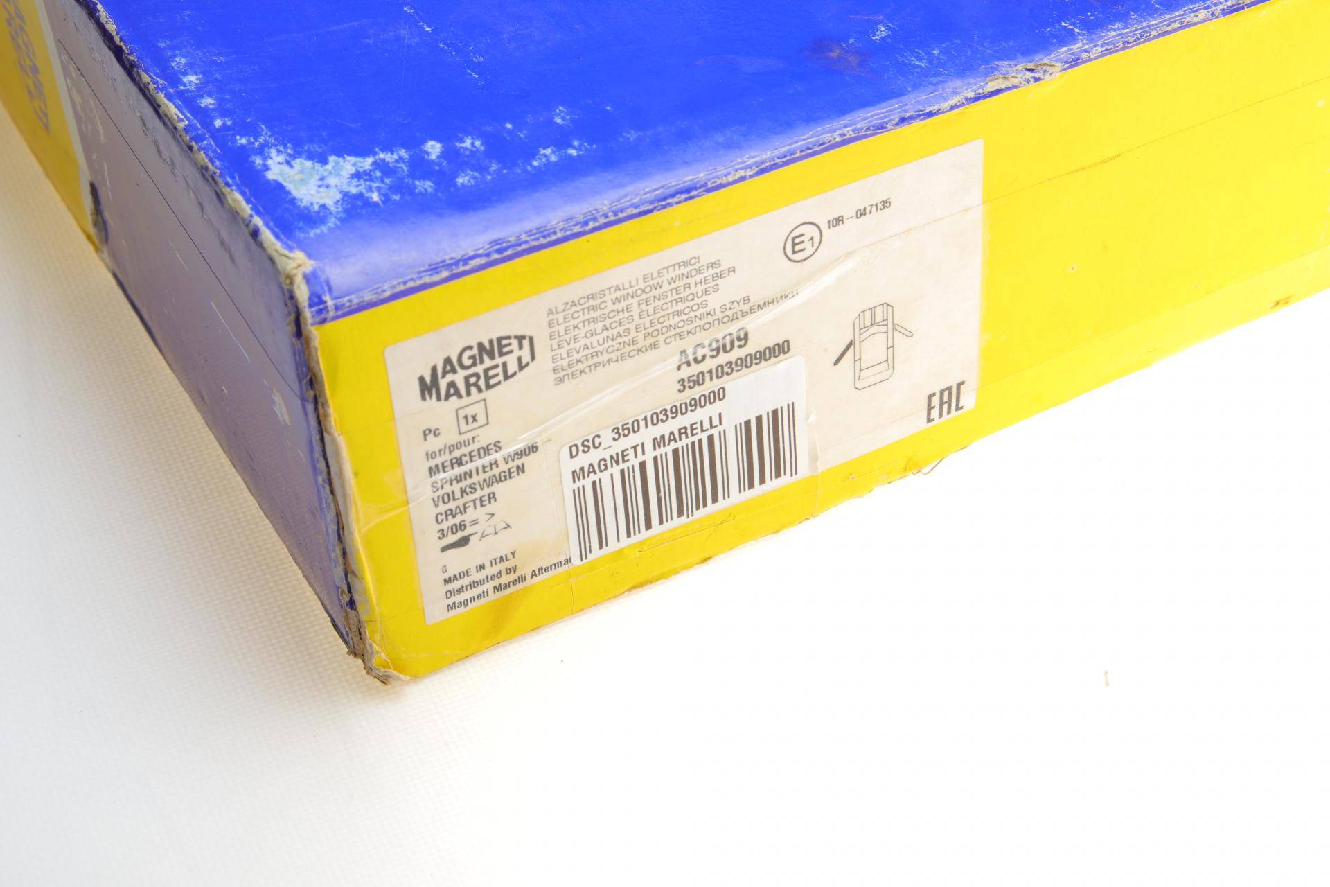 Склопідіймач MB Sprinter 906/VW Crafter 06- (L) (електро) (дефект зварювання)