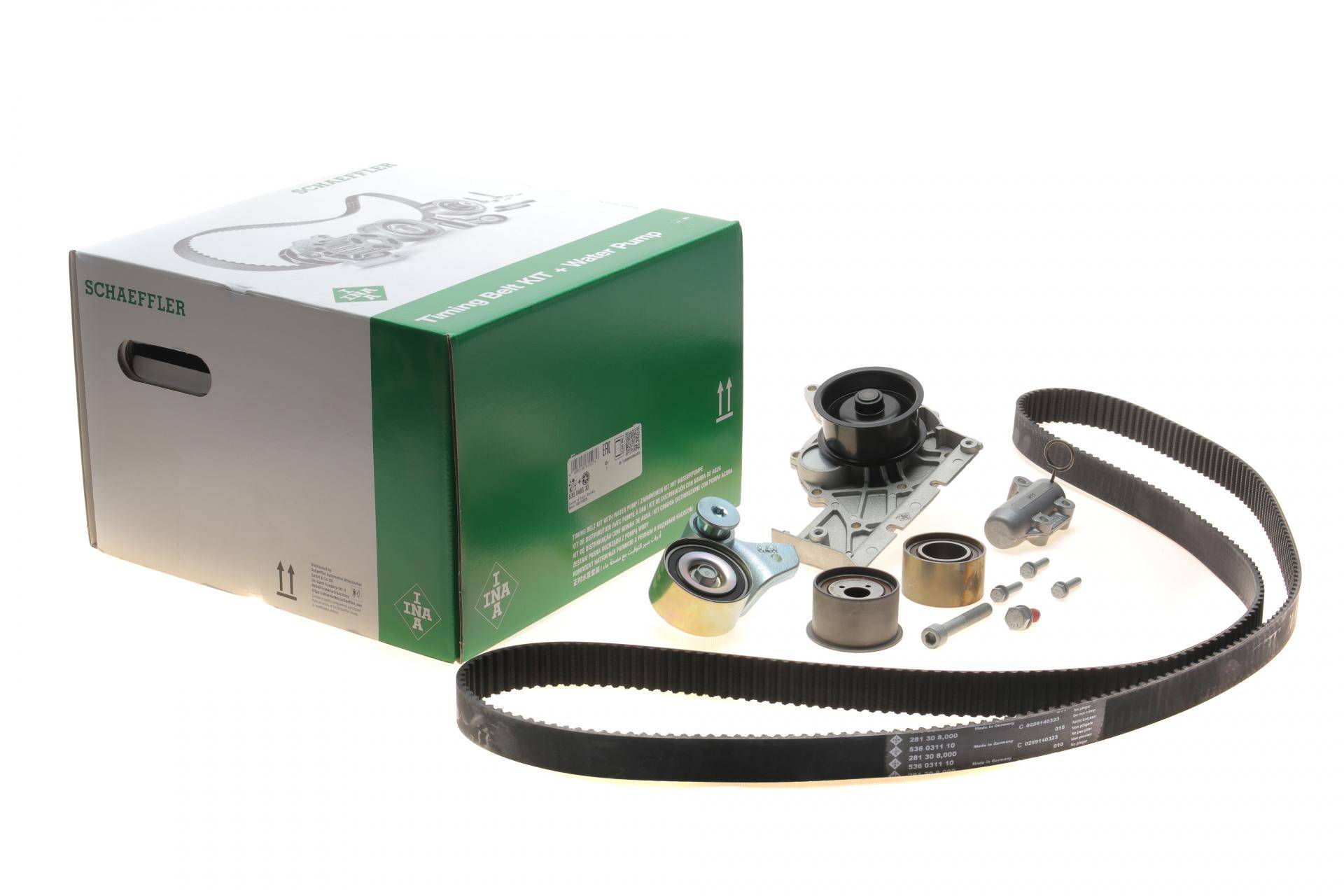 Комплект ГРМ + помпа Audi A4/A6/A8 3.0 00-06 (281x30)