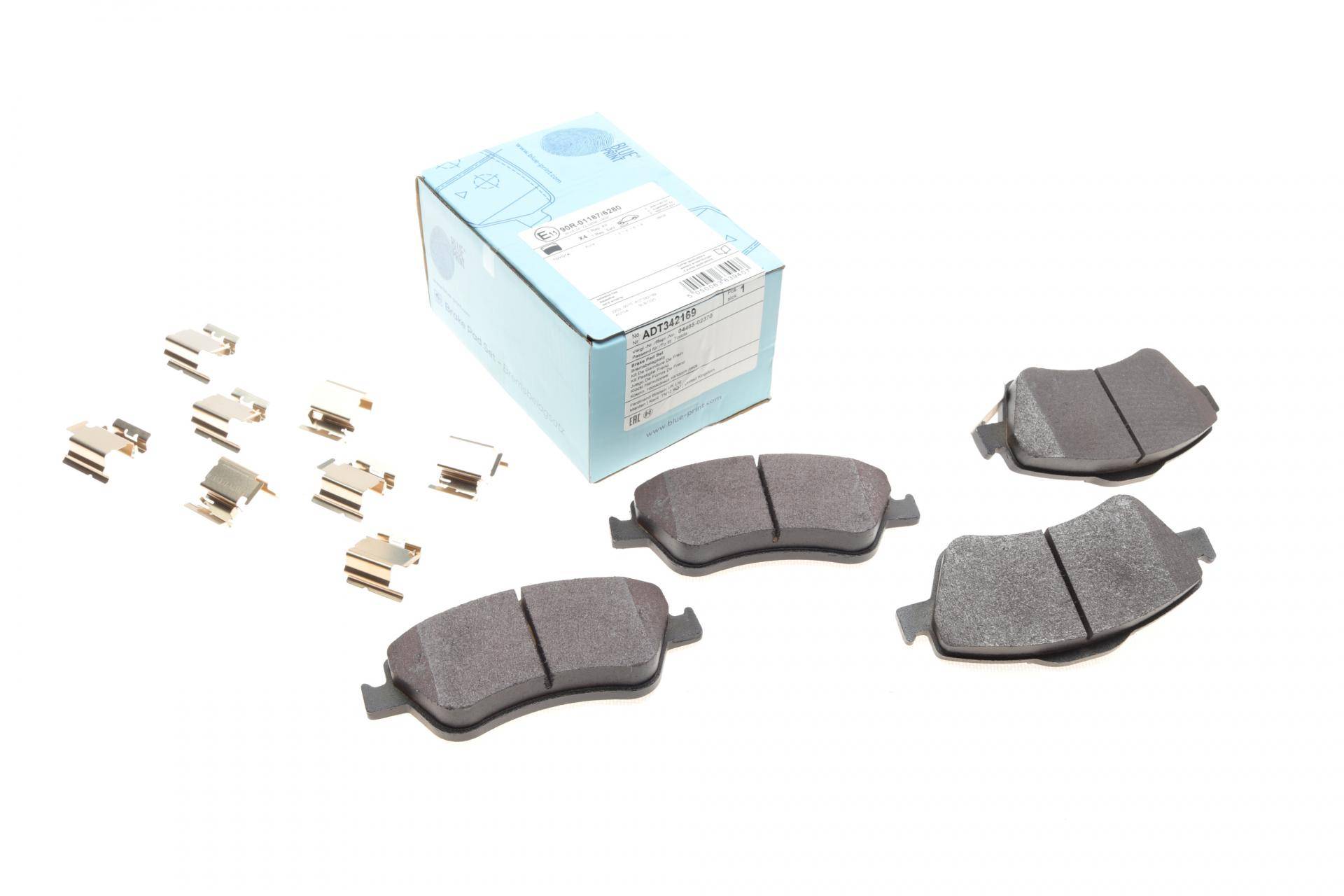 Колодки гальмівні (передні) Toyota Auris 06-12/Corolla 06-14