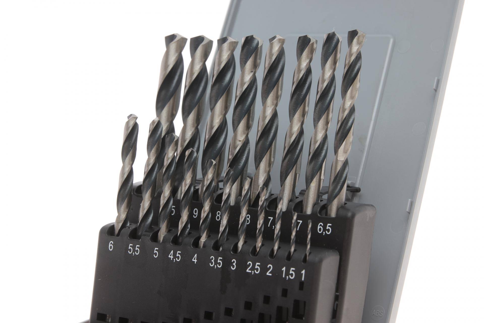 Набір свердл HSS PointTeQ Ø1-10 мм 19 од.