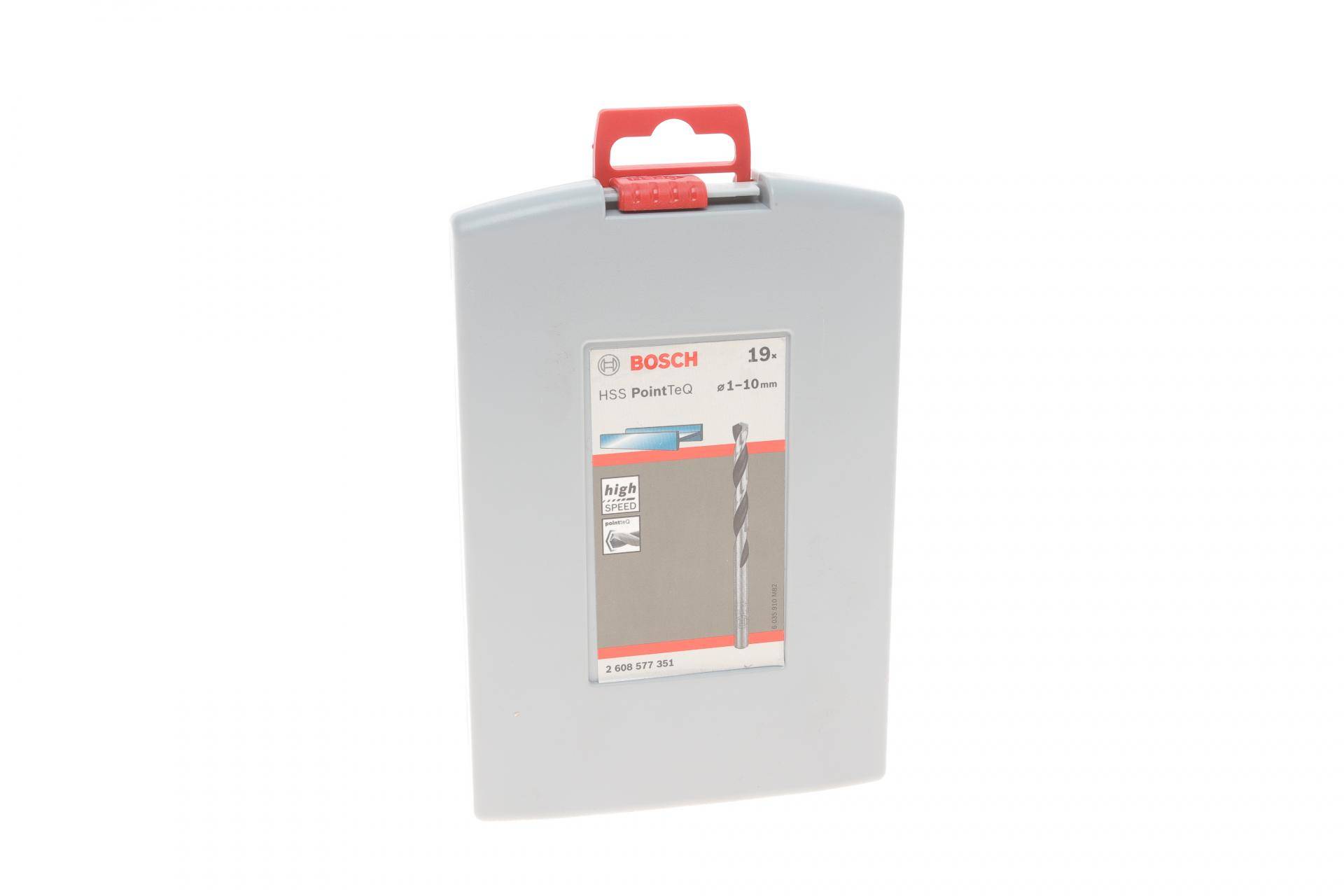 Набір свердл HSS PointTeQ Ø1-10 мм 19 од.