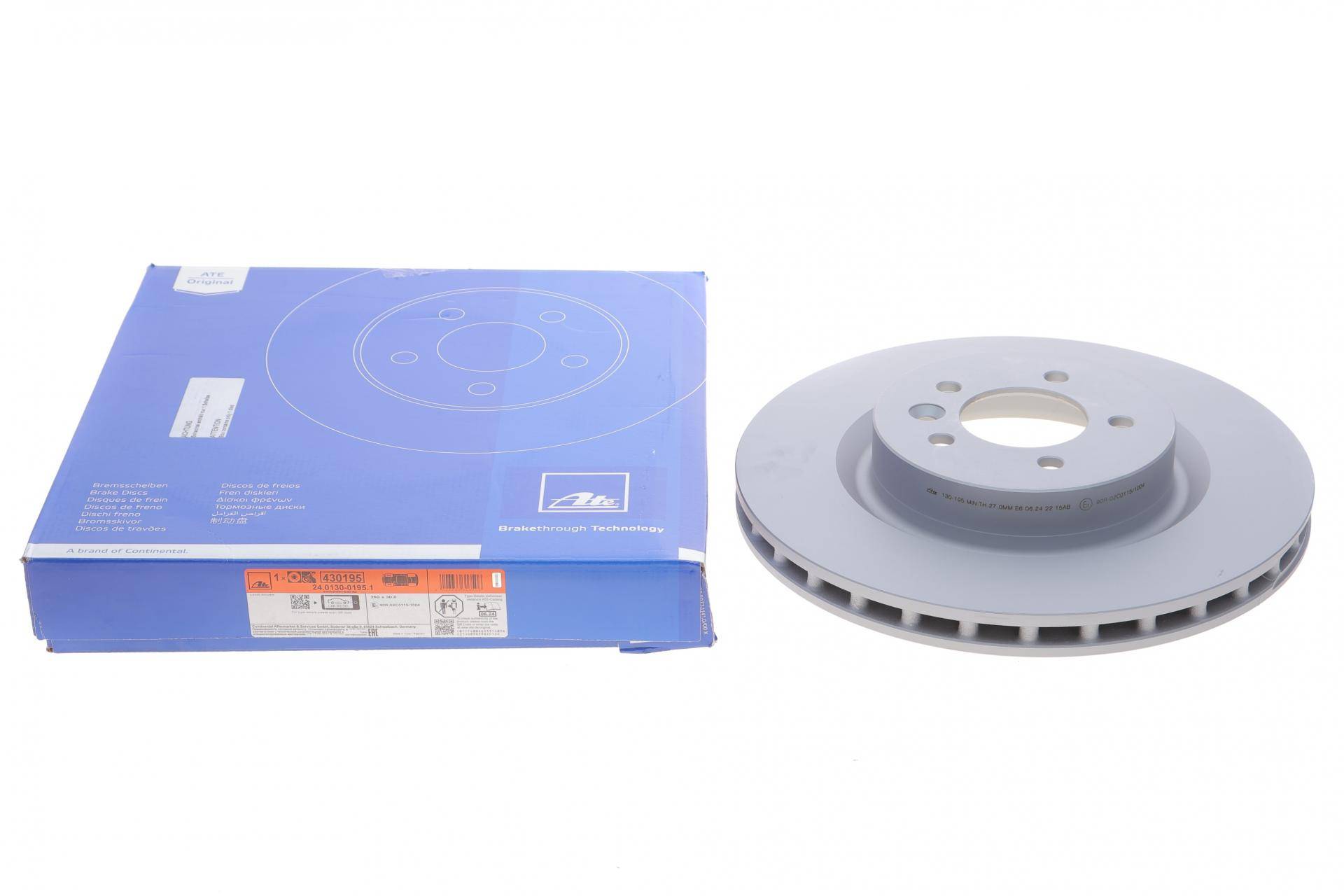 Диск гальмівний (передній) Land Rover Discovery IV 09-/Range Rover Sport 05-13 (360x30)(з покр)(вент)