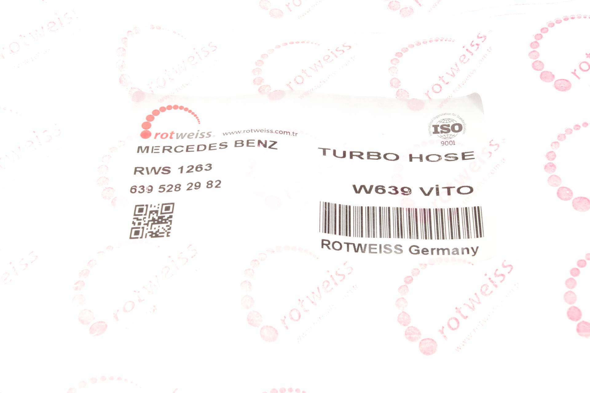 Патрубок інтеркулера (L) MB Viano/Vito (W639) OM651 10-