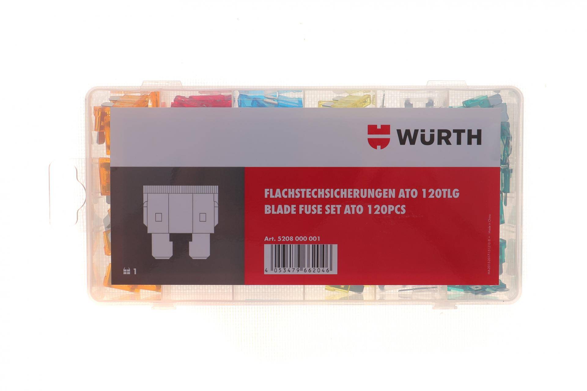 Комплект запобіжників (5A/10A/15A/20A/25A/30A (120шт)