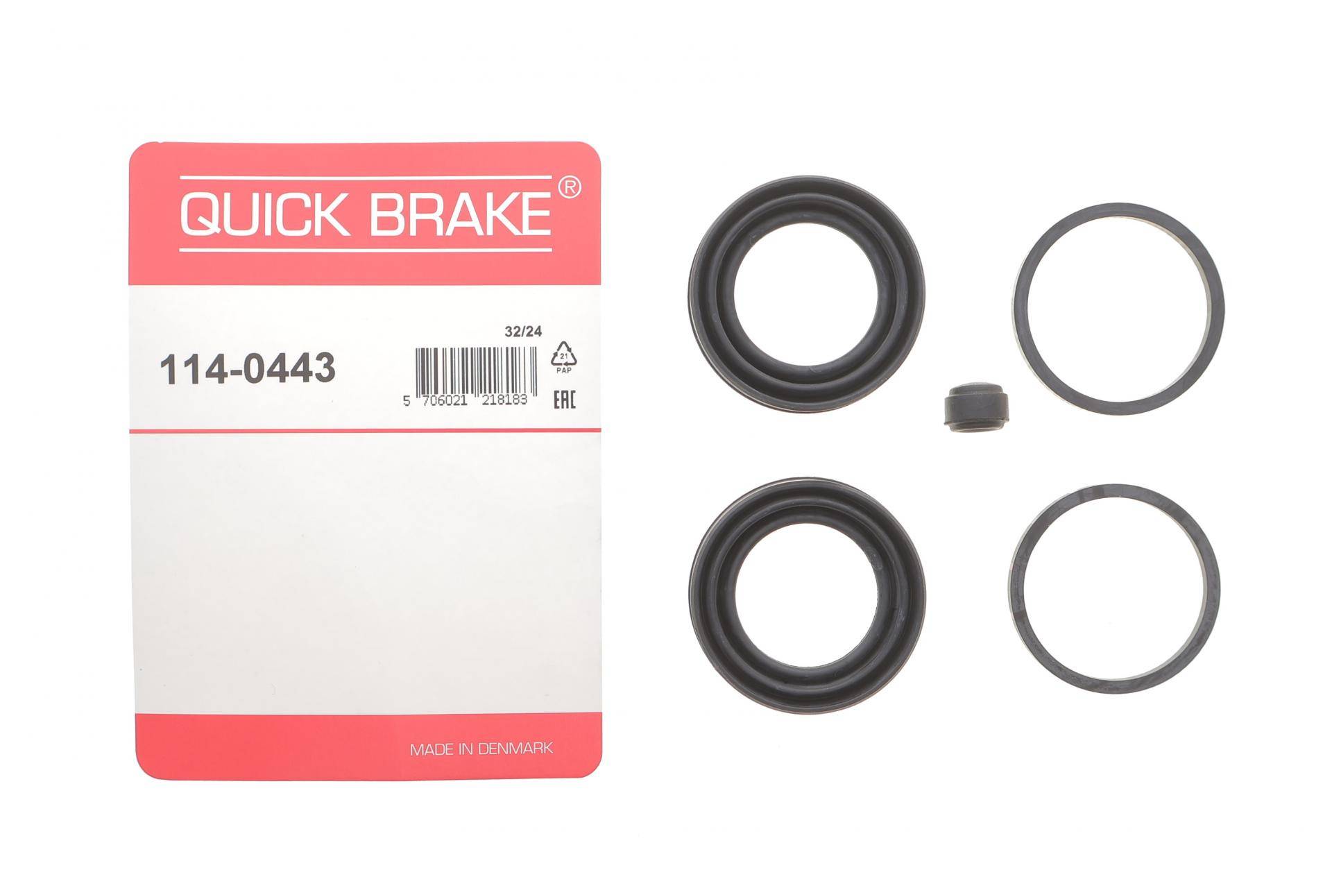 Ремкомплект супорта (переднього) Ford Transit 86-92 (d=38mm) (Bendix)