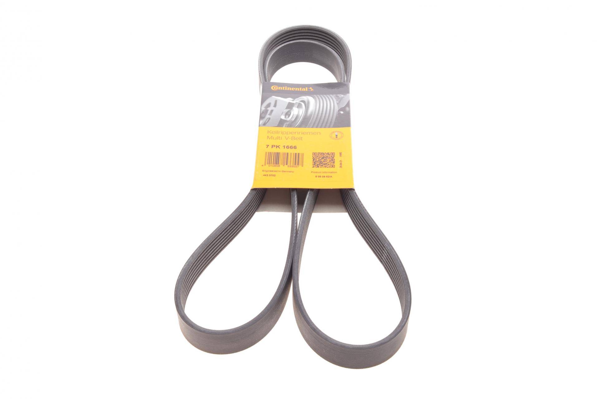 Ремінь генератора BMW X5 (E70) 4.8i 07-08/Renault Master/Opel Movano 2.3 dCi/CDTI 10- (7PK1666)