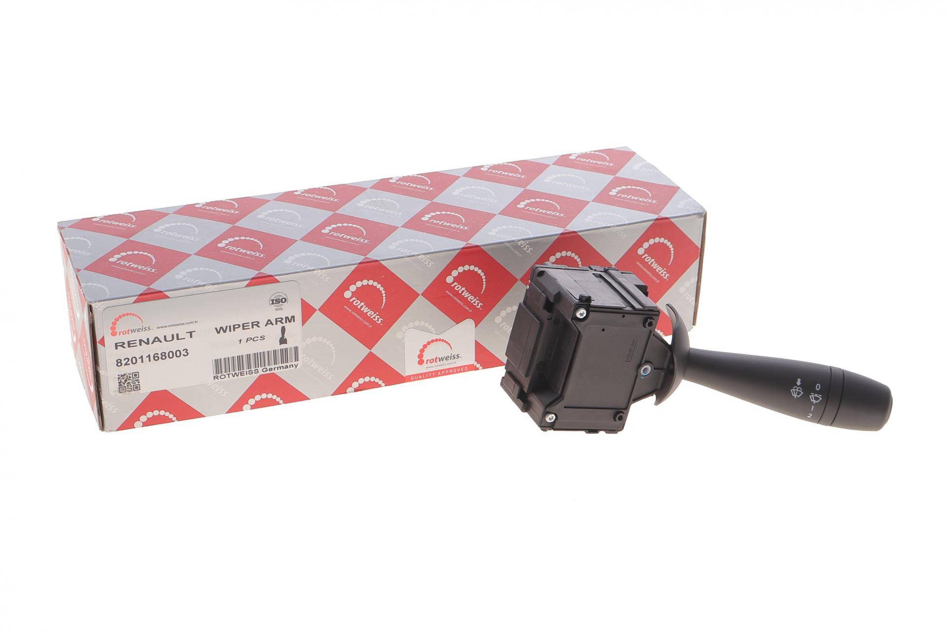 Перемикач підрульовий Dacia Dokker/Logan/Sandero 09- (склоочисники/омивач)