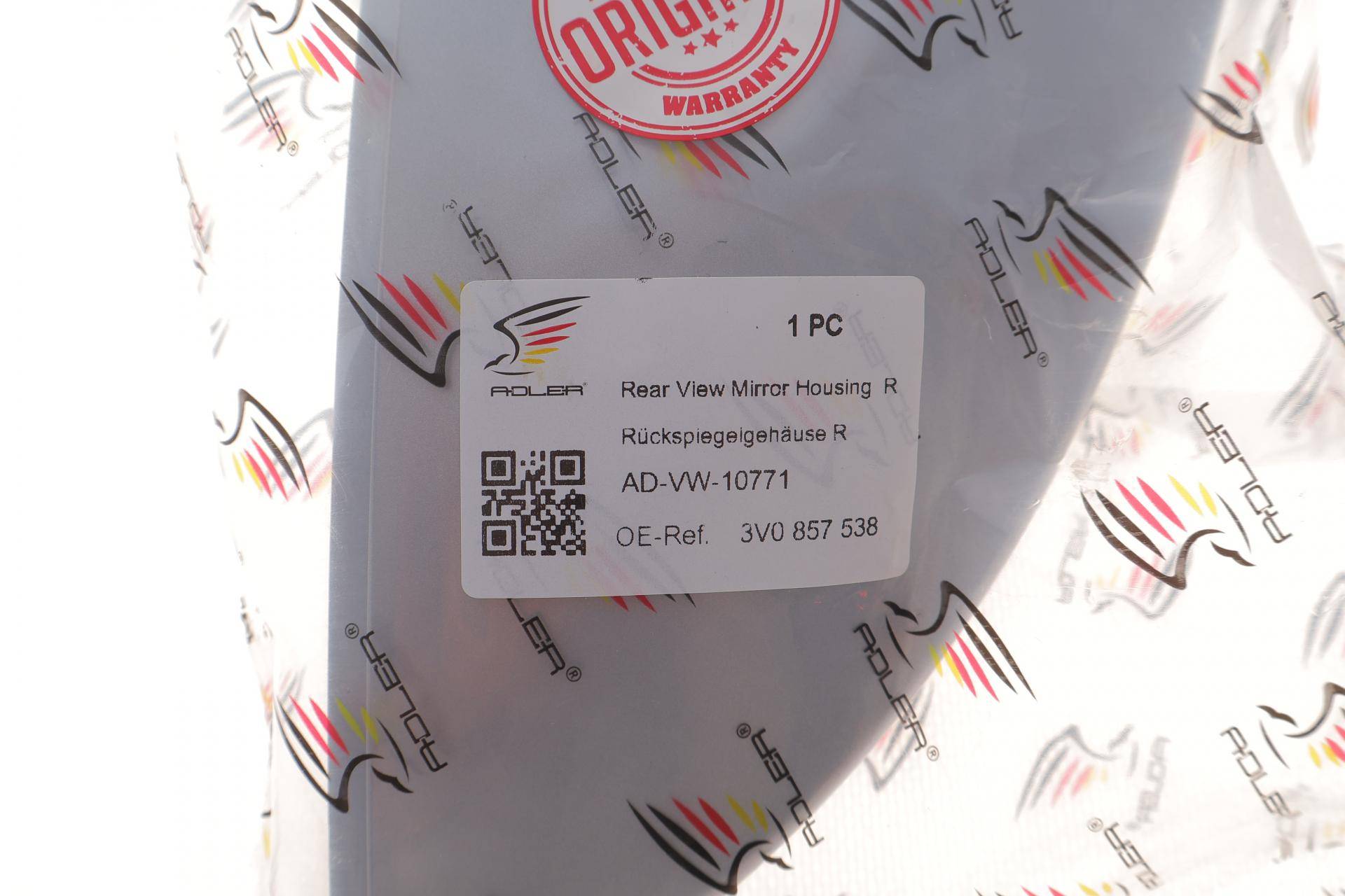 Кришка дзеркала (під фарбування) (R) Skoda Superb 15-24