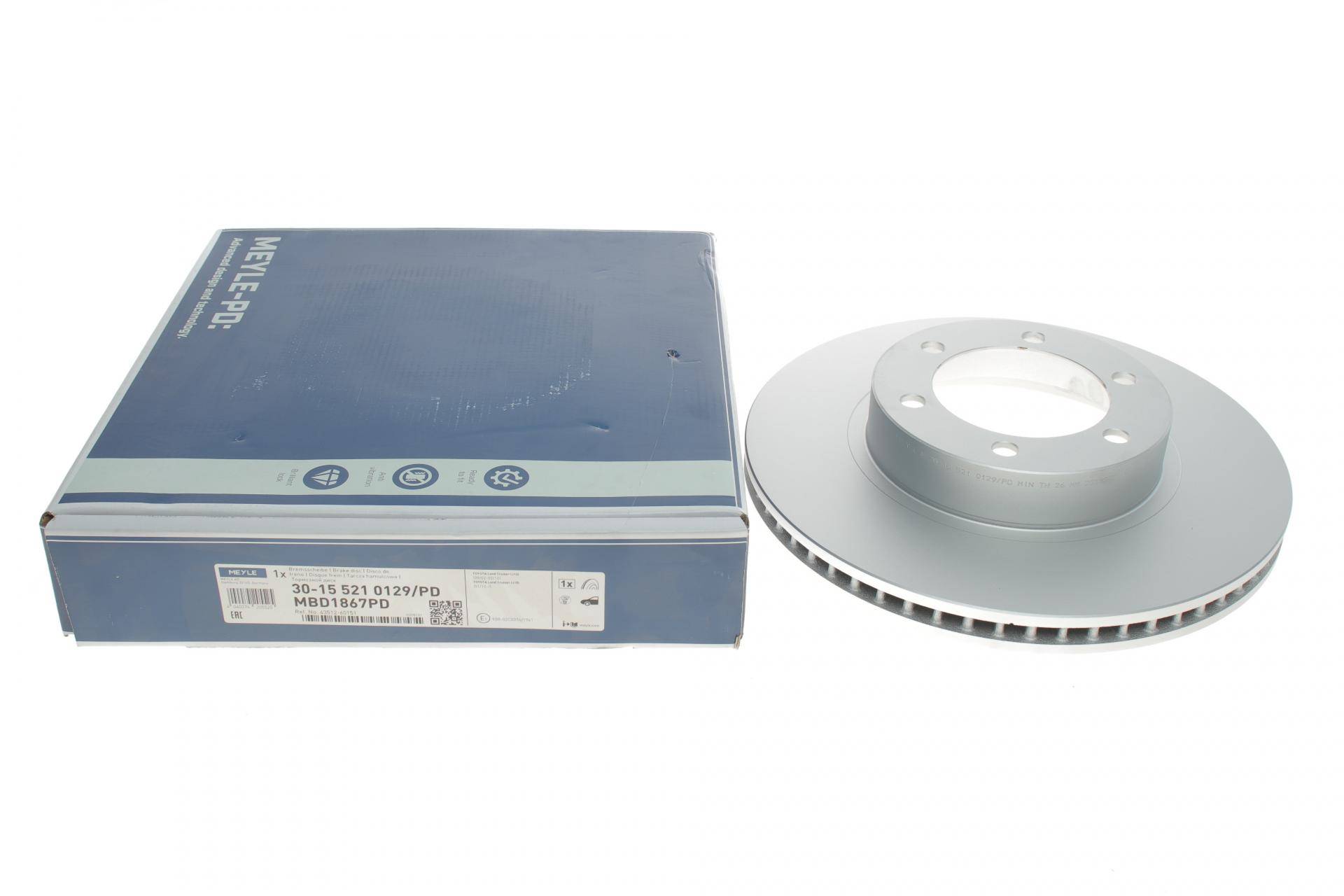 Диск гальмівний (передній) Toyota Land Cruiser 3.0-4.0 D 02- (338x28)