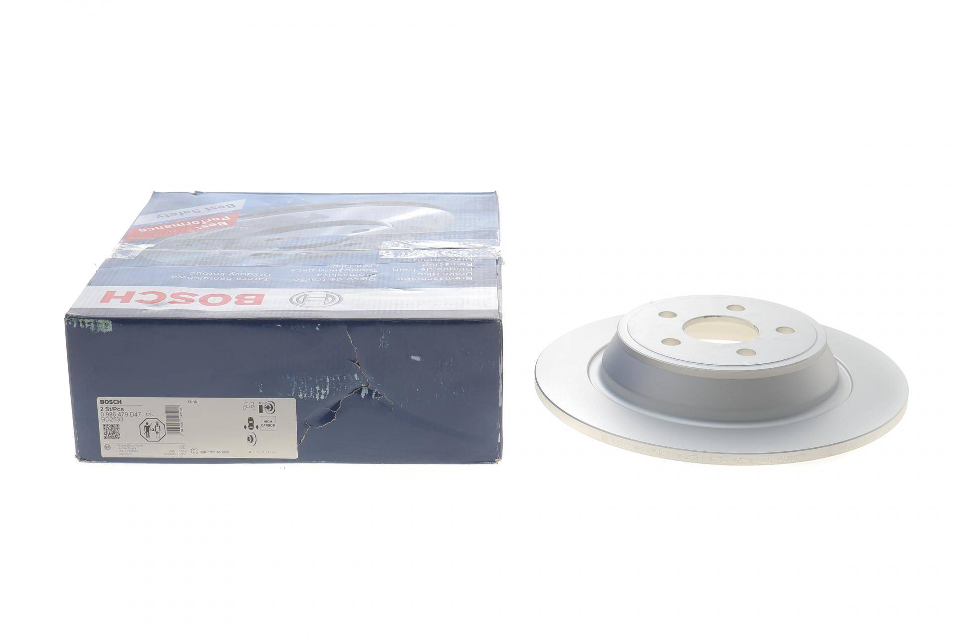 Диск гальмівний (задній) Ford Galaxy/S-max/Edge 15- (316x11) (з покриттям) (повний)