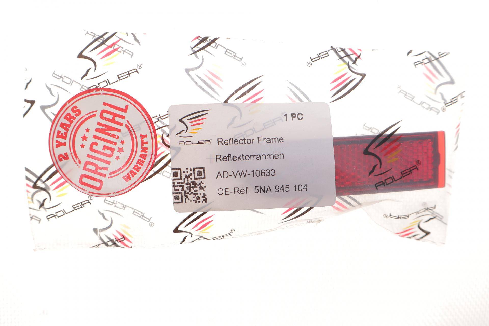 Світловідбивач бампера (заднього) VW Tiguan 16-24 (R)