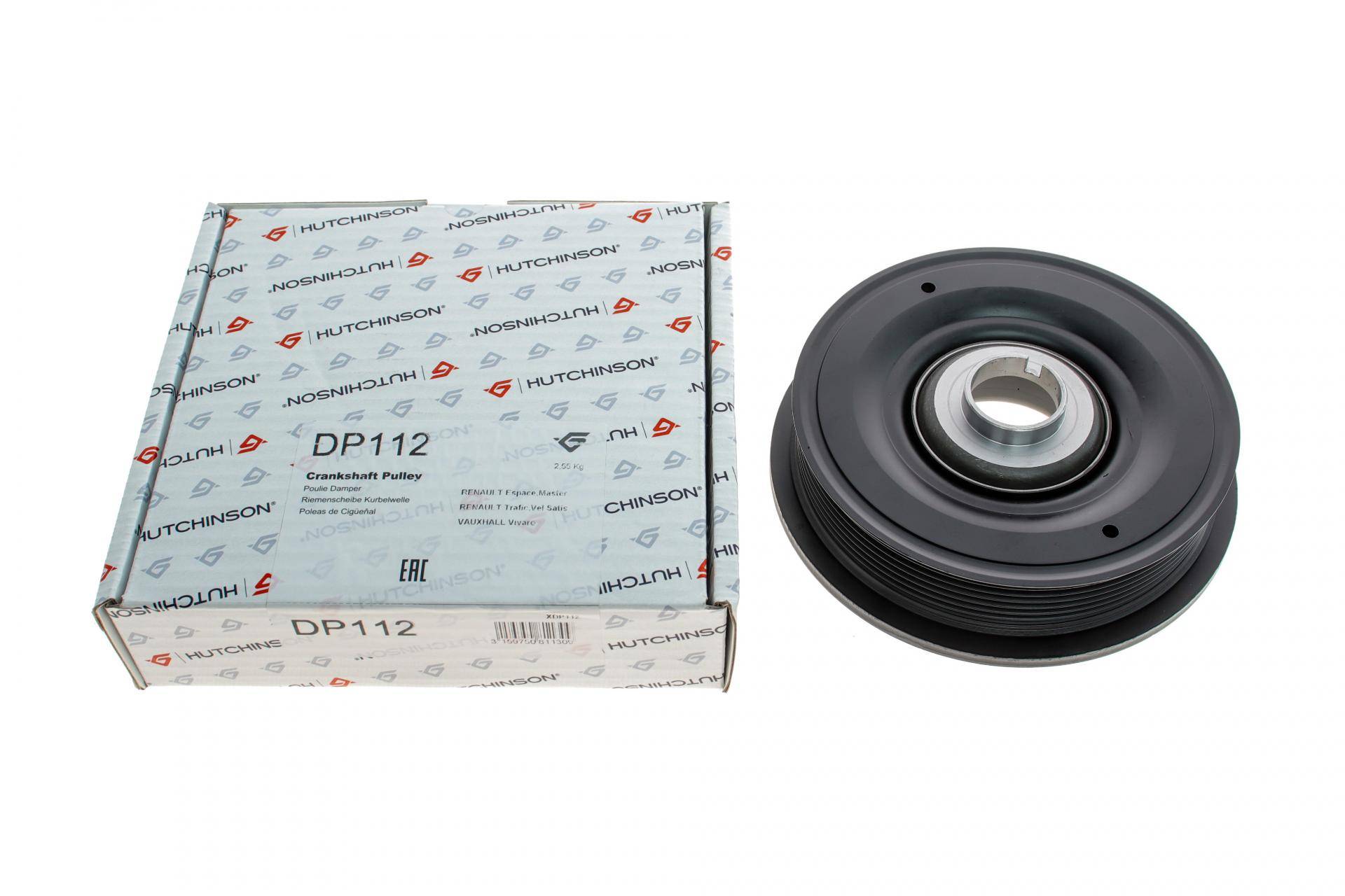 Шків колінвалу Renault Trafic/Opel Vivaro 2.5DCI 06- (7PK)