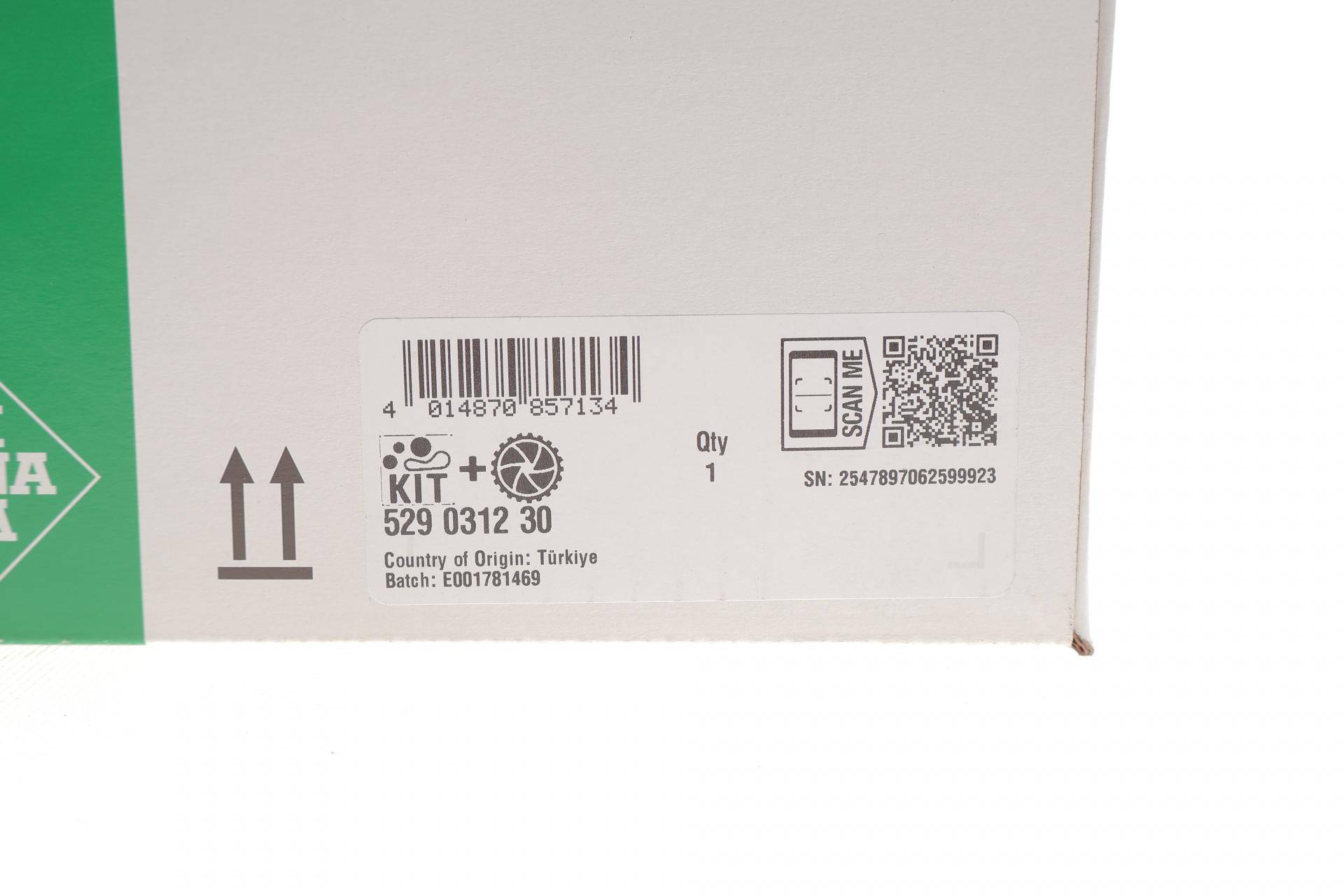 Комплект ременя генератора + помпа Opel Astra J/Corsa/Meriva 1.7D 09- (6PK1718)