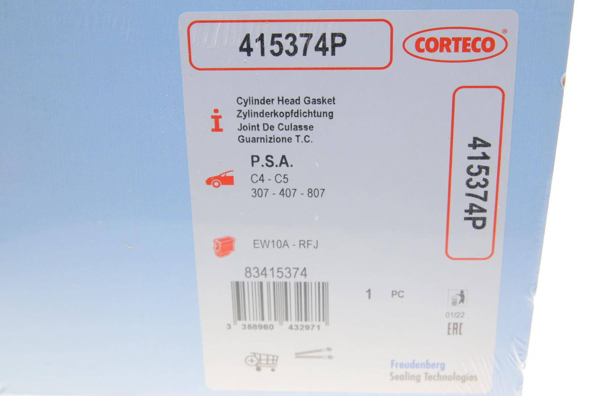 Прокладка ГБЦ Citroen Jumpy/Peugeot Expert 2.0 07- (0.70mm)