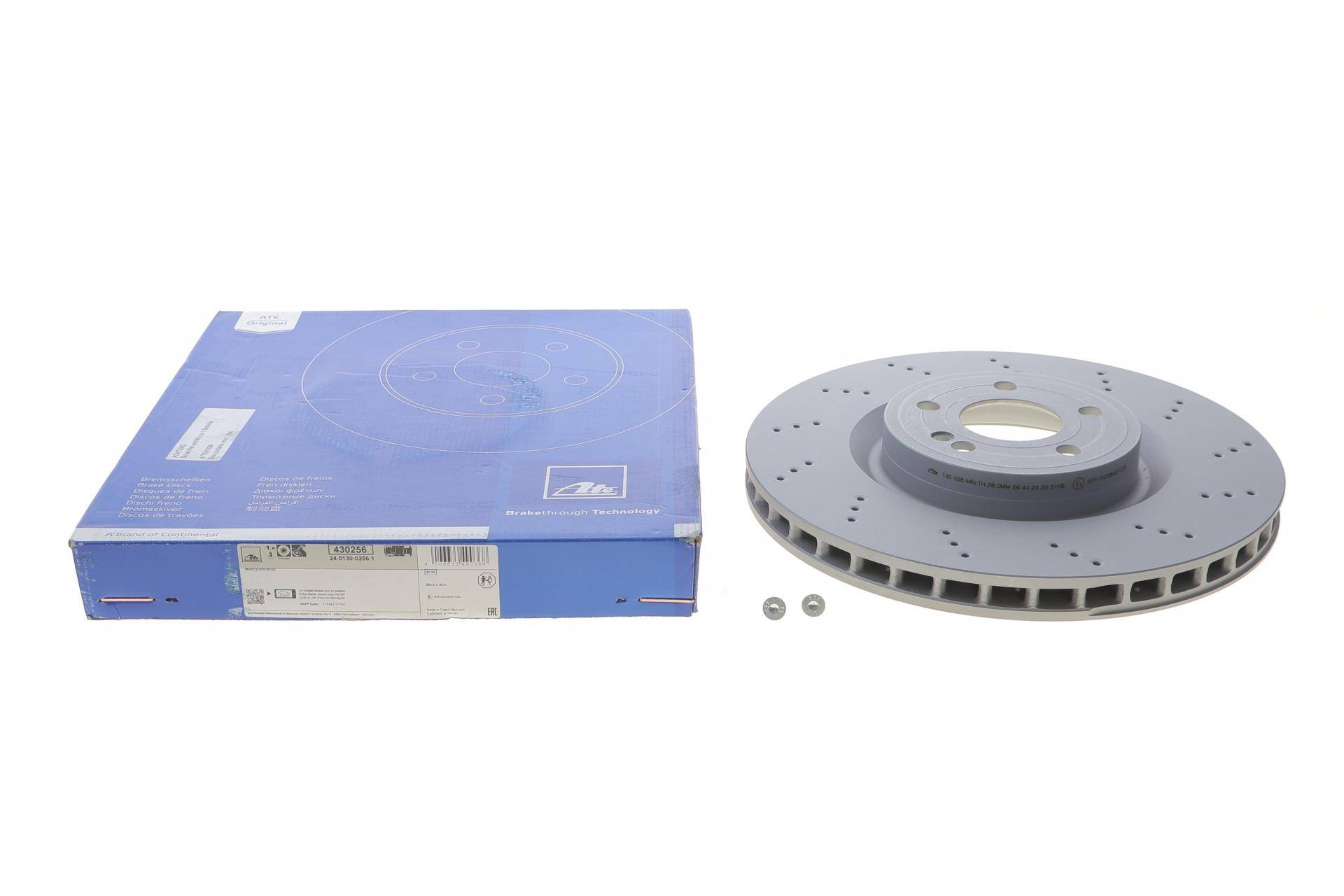 Диск гальмівний (передній) MB A-class (W177)/B-class (W247) 18- (350x30) (з покриттям) (вент.)