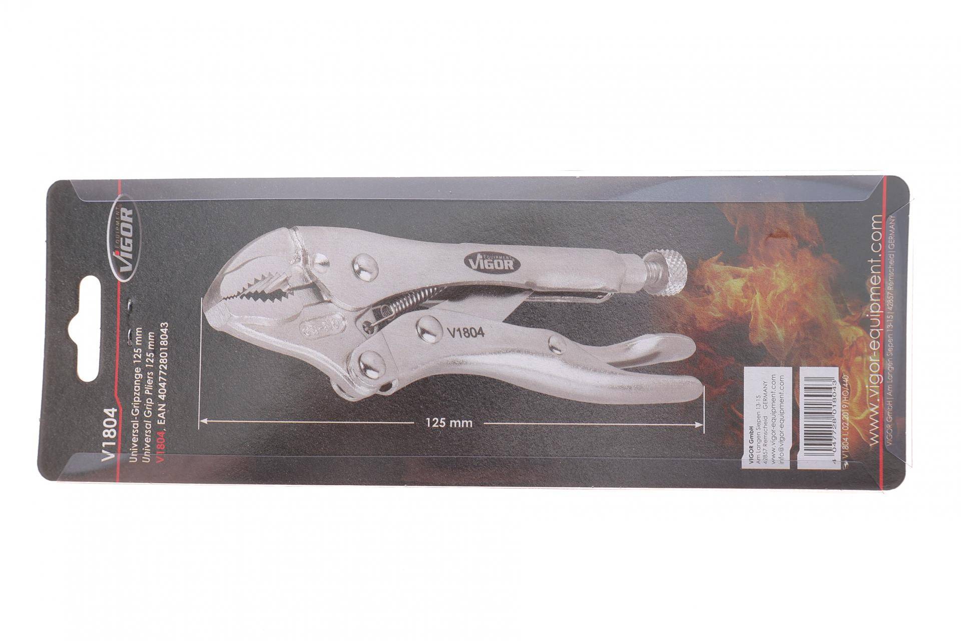 Kліщі зaтиcкні з фікcaтopoм L-125 мм (Пінці)