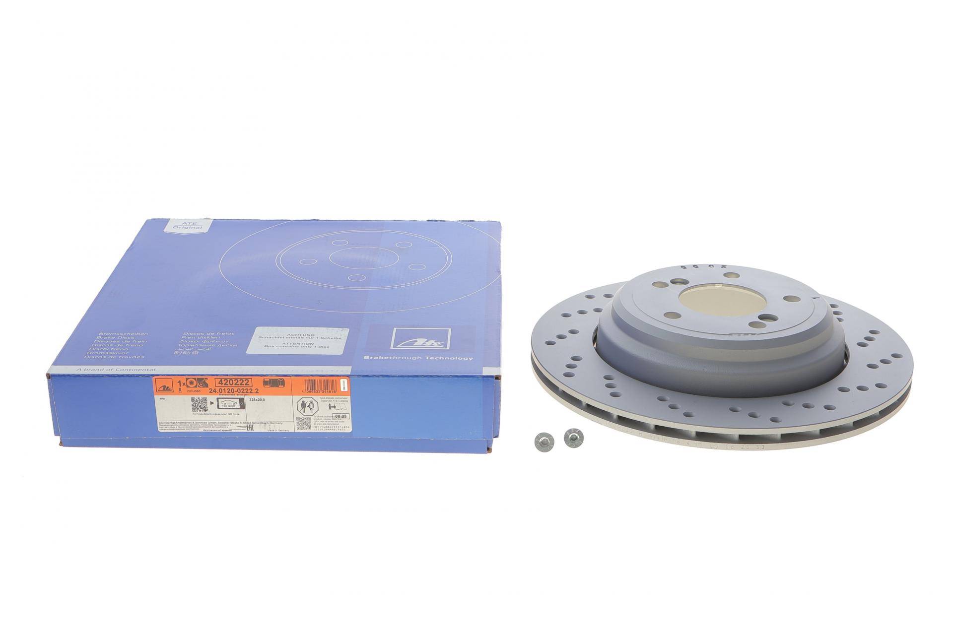 Диск гальмівний (задній) (R) BMW 3 (E46) M3 00-/Z4 (E85/E86) M 06- (328x20) (з покриттям) (вентильований)