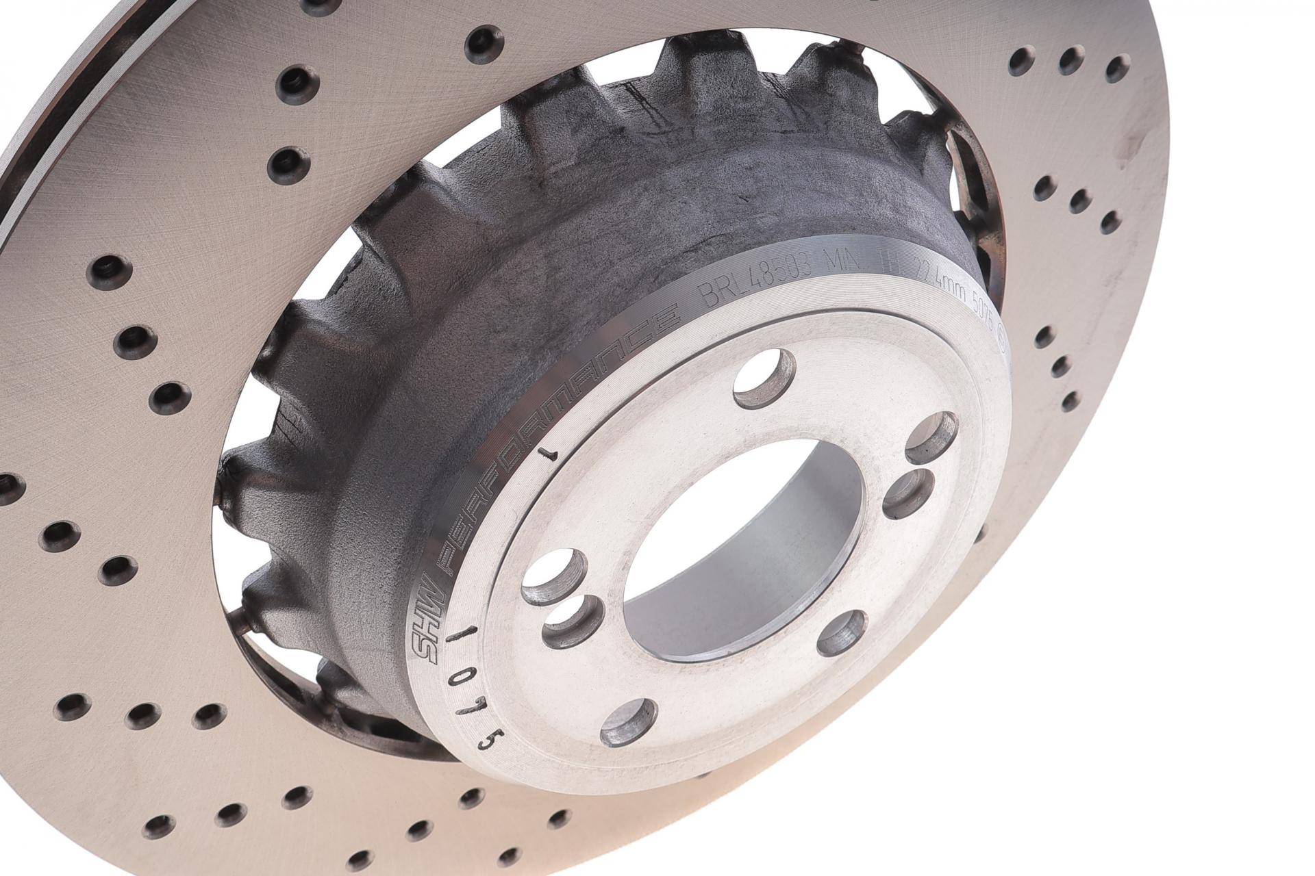 Диск гальмівний (задній) BMW X5 (F15) 4.4 M (S63) 14- (385x24) (L) (з покрит.) (вентил.) (з отворами)