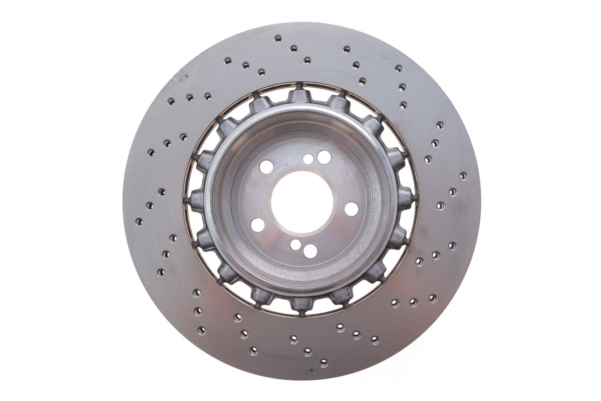 Диск гальмівний (задній) BMW X5 (F15) 4.4 M (S63) 14- (385x24) (L) (з покрит.) (вентил.) (з отворами)