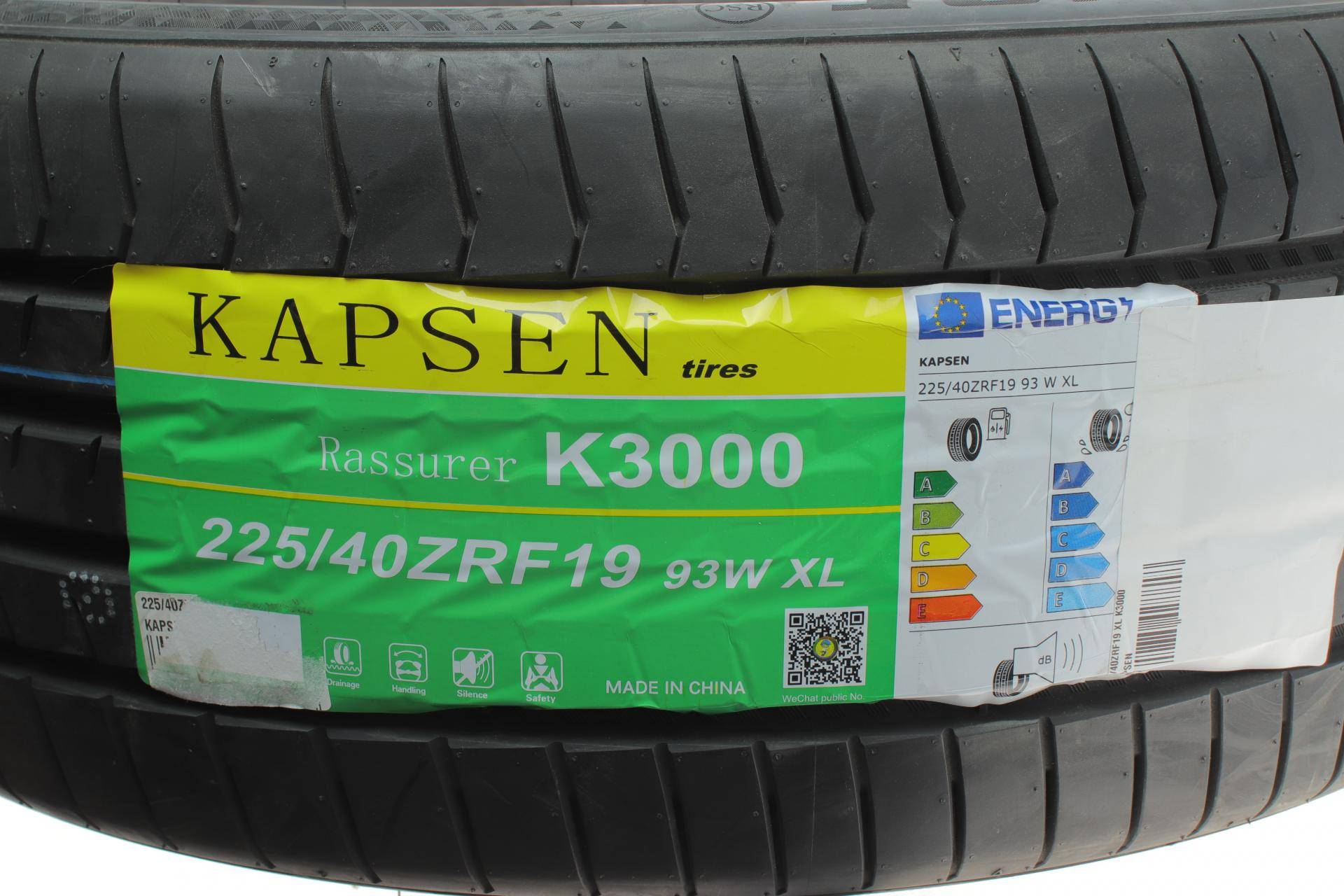 Шина K3000 225/40 ZRF19 XL 93W (літня) Run Flat