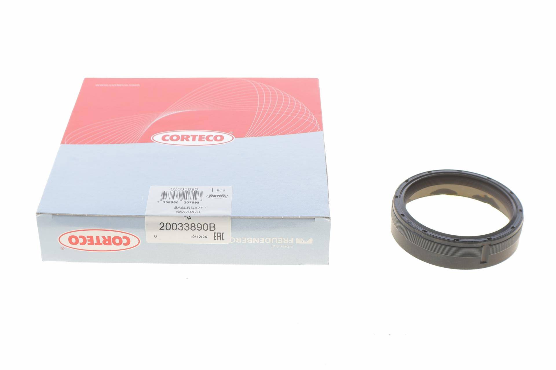 Сальник колінвалу (передній) BMW 3 (E46/E90/E91/E93)/ 5 (E60/F10) 00- (65x79x20)