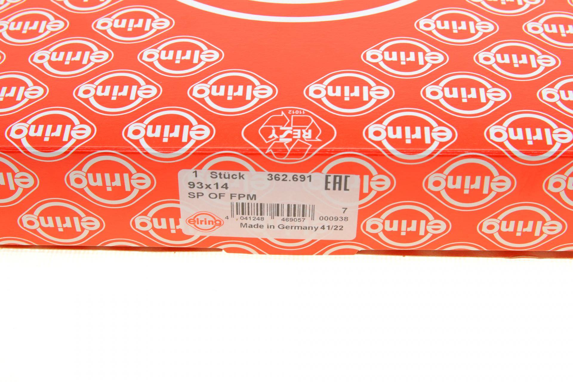 Сальник колінвалу (задній) MB C-class (W203/W204)/E-class (W211) 2.5/3.0/3.5 05-, M272