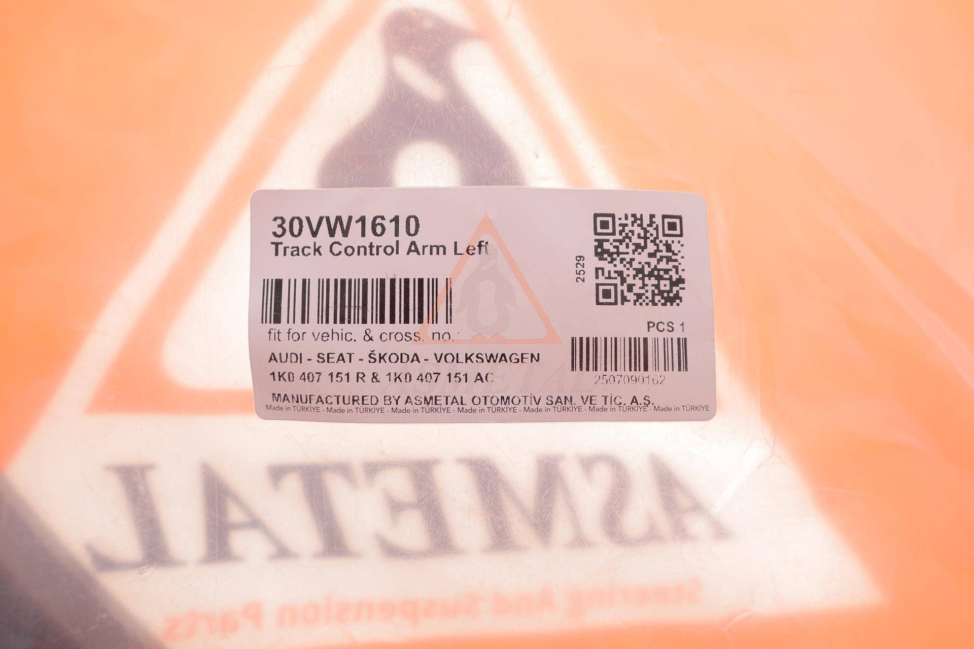 Важіль підвіски (передній/знизу) (L) Audi A3/Skoda Octavia/SuperB/VW Caddy III/Golf V/VI 03-