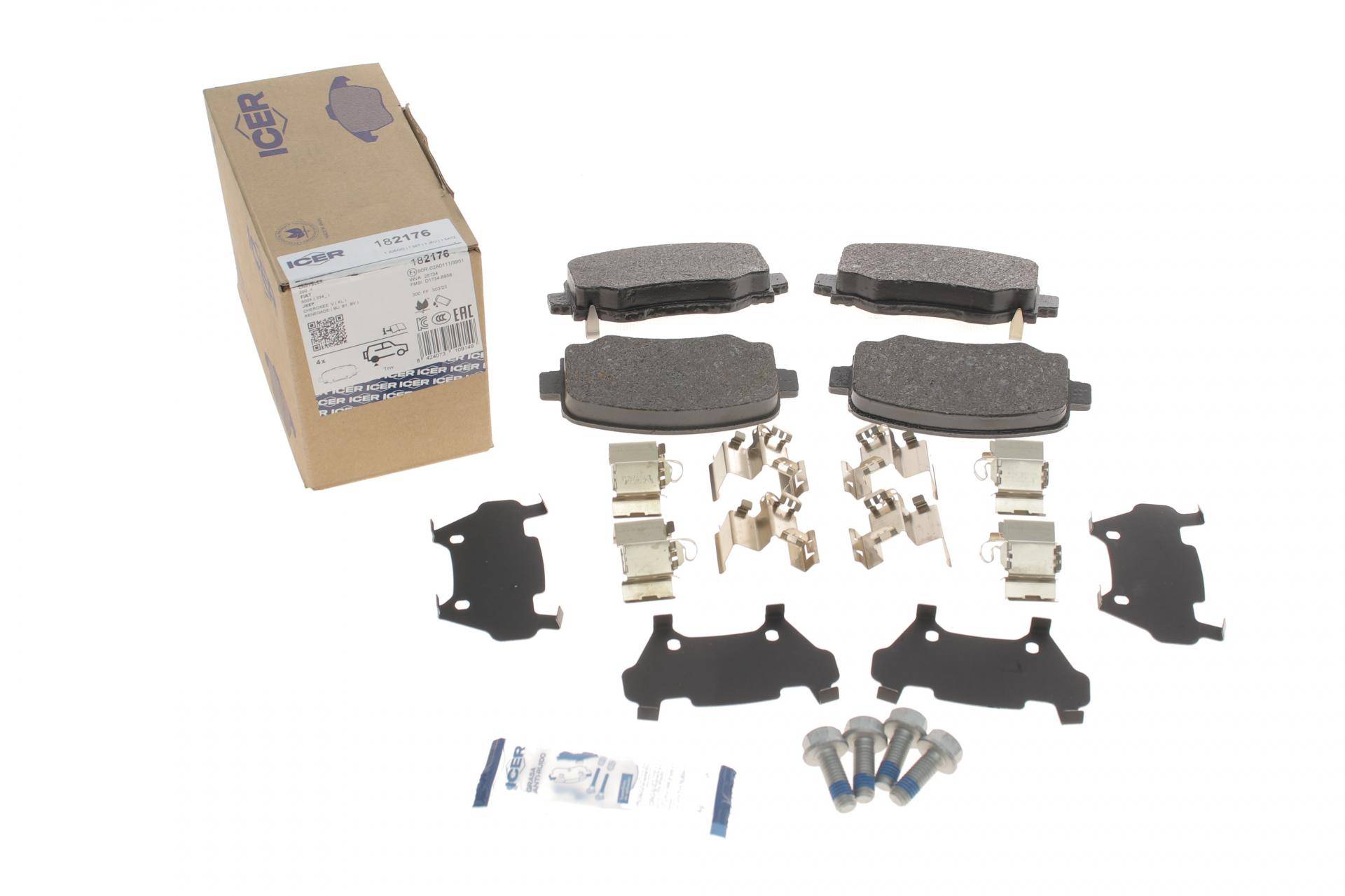 Колодки гальмівні (задні) Jeep Cherokee 13-