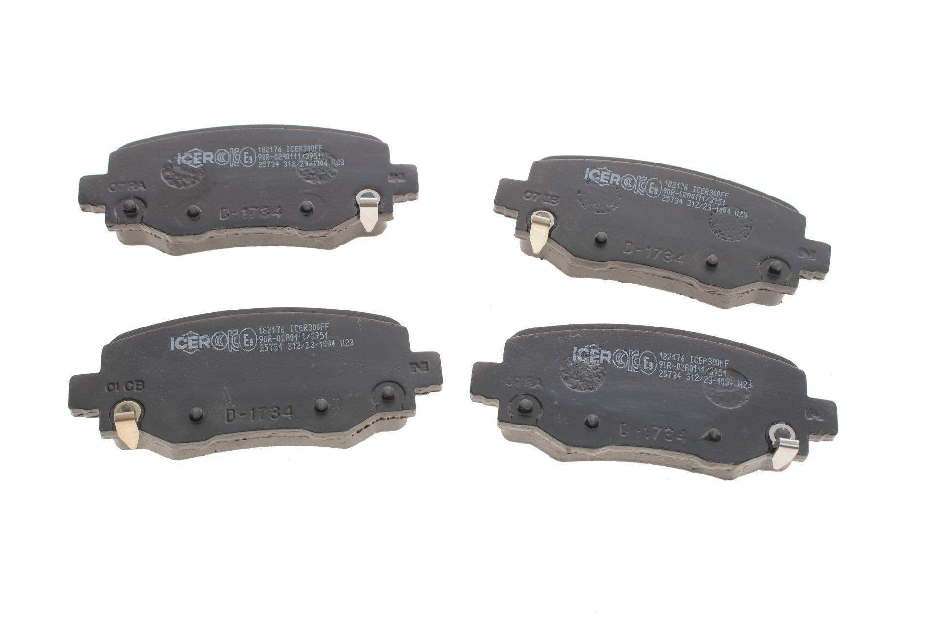 Колодки гальмівні (задні) Jeep Cherokee 13-