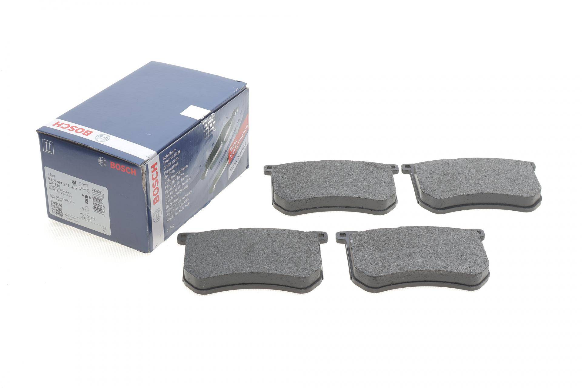 Колодки гальмівні (передні) MB S-class (W222/V222/X222)/SL-class (R231) 12-