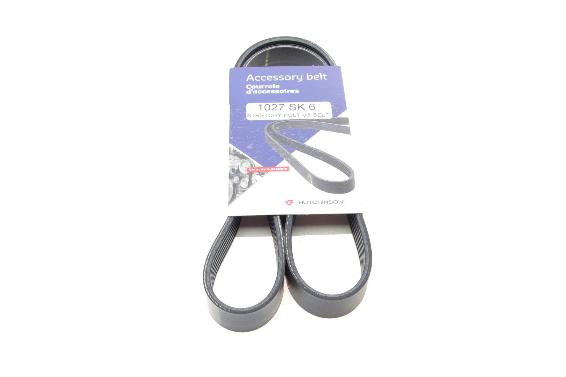 Ремінь генератора Ford Focus/Kuga 1.5EcoBoost 14- (6PK1027)