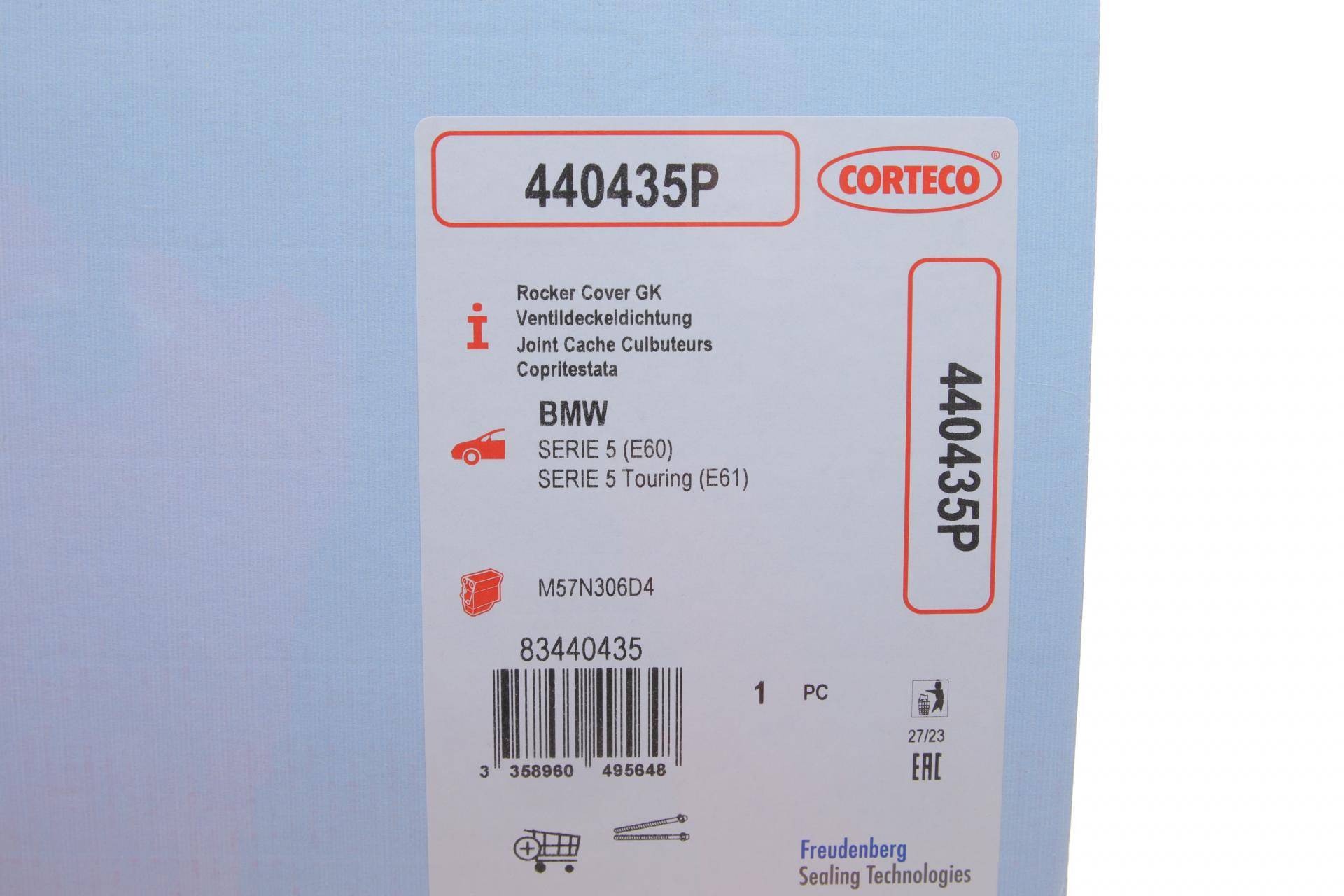 Прокладка кришки клапанів BMW 5 (E39/E60) 2.5-3.0 d (M57) 98-10