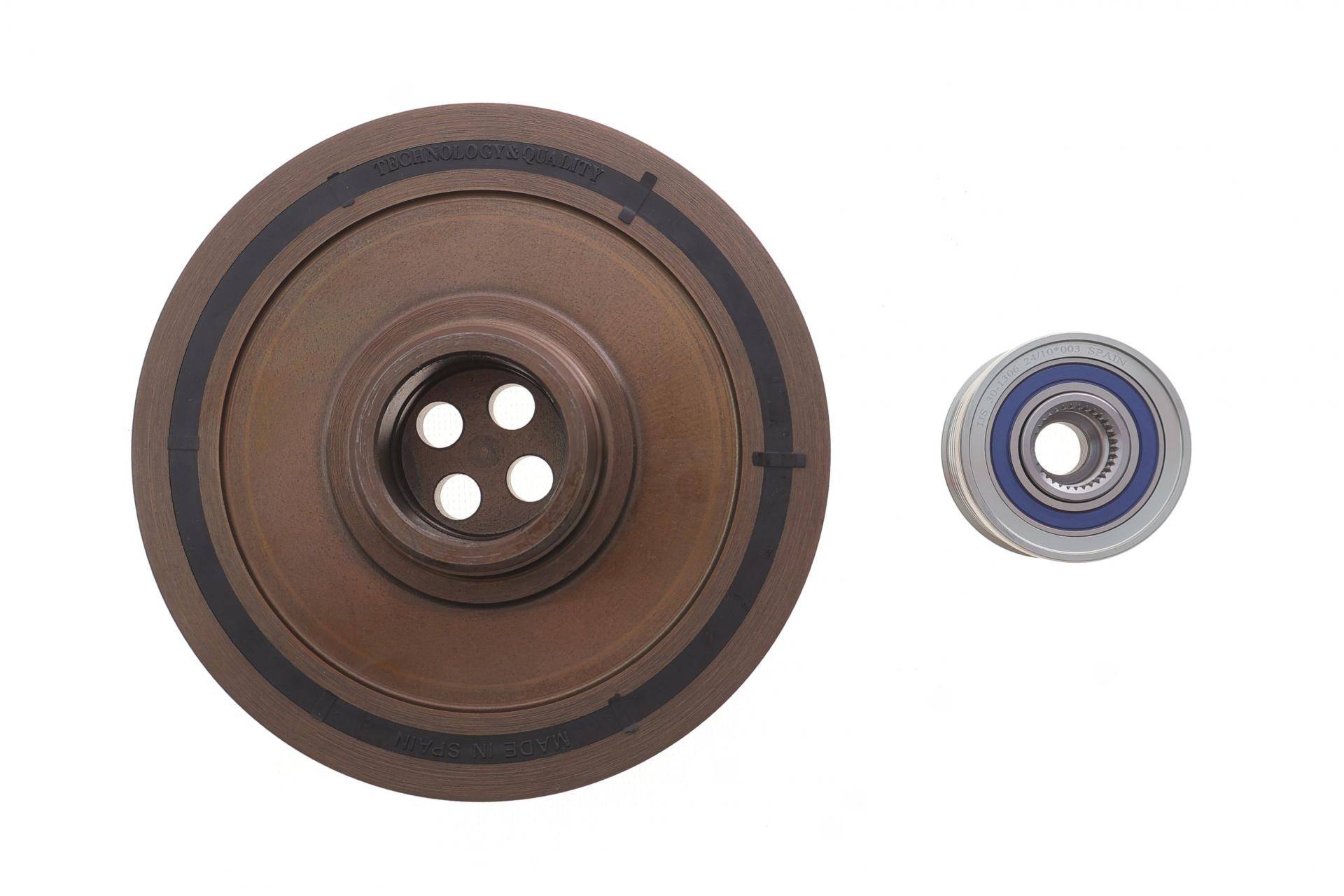 Шків колінвалу + шків генератора BMW X1 (F48)/X2 (F39) 14- B47/B48