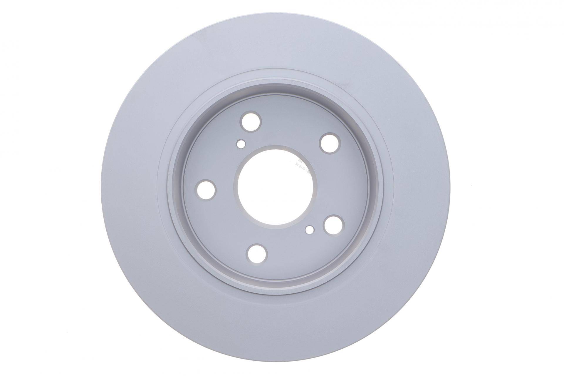 Диск гальмівний (задній) Toyota Auris/ Corolla 06- (270x9.9) (повний) (з покриттям)